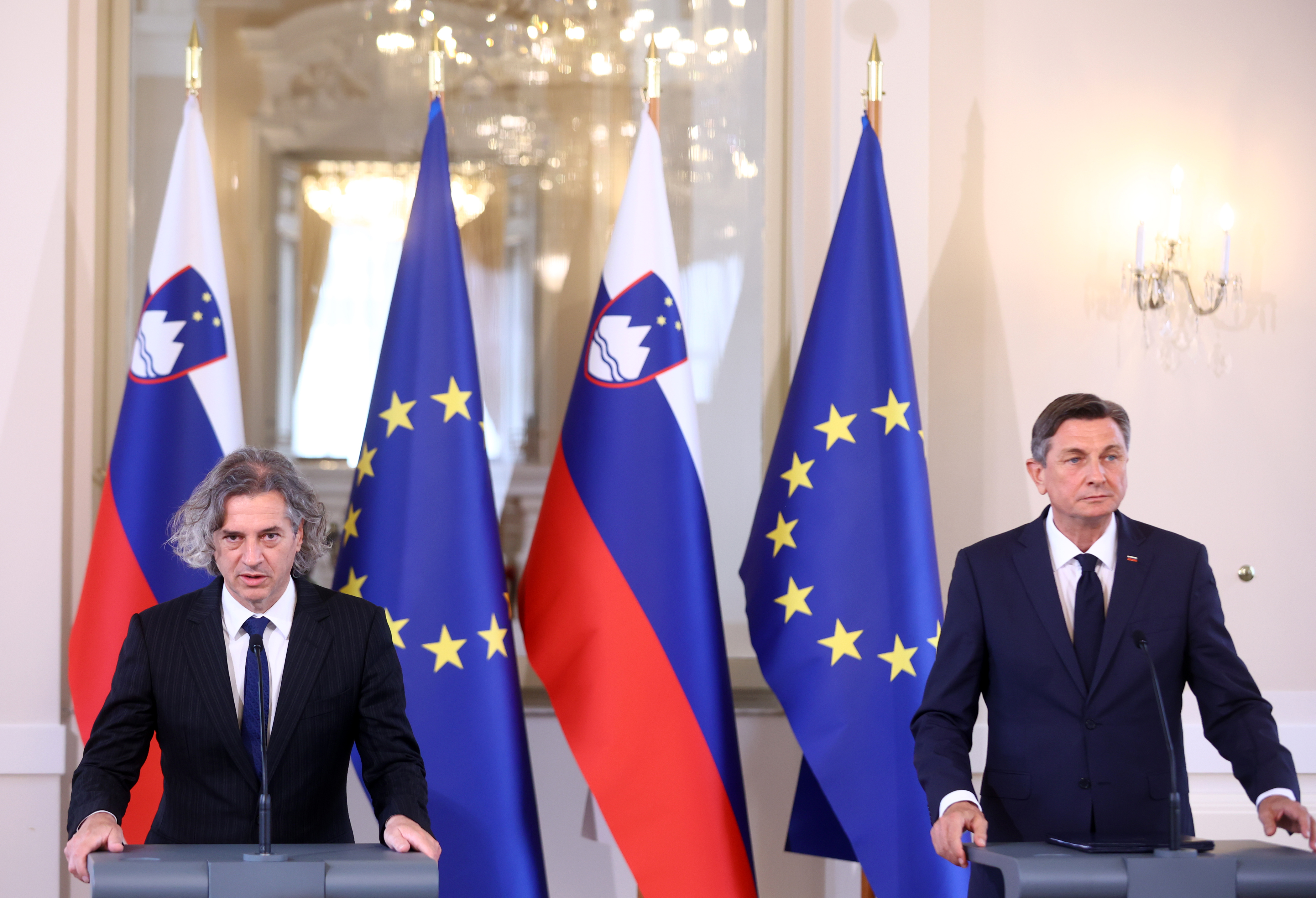 Robert Golob, Borut Pahor