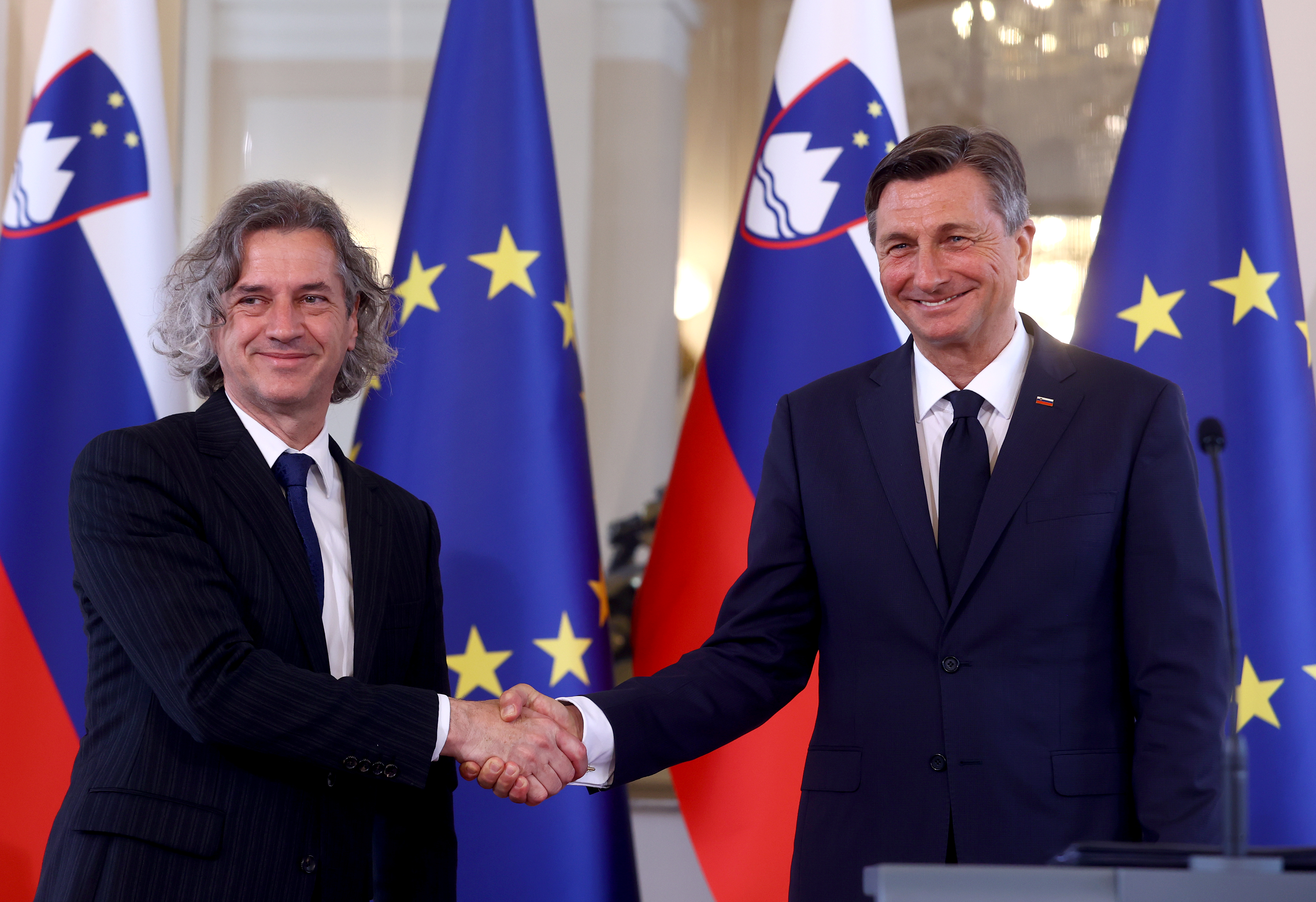 Robert Golob, Borut Pahor