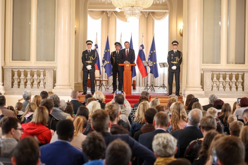 dan upora proti okupatorju, borut pahor