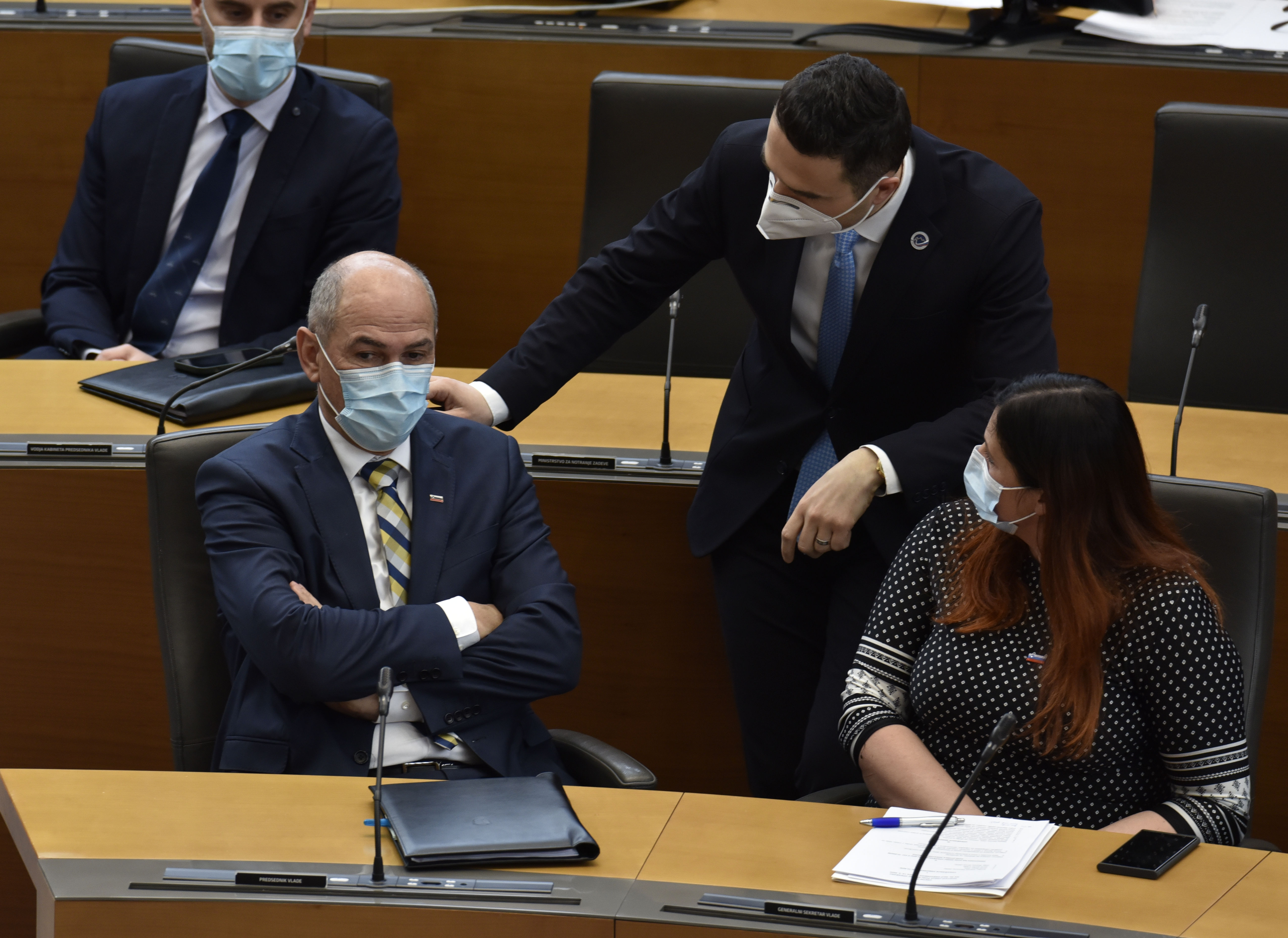 Janez Janša in Matej Tonin