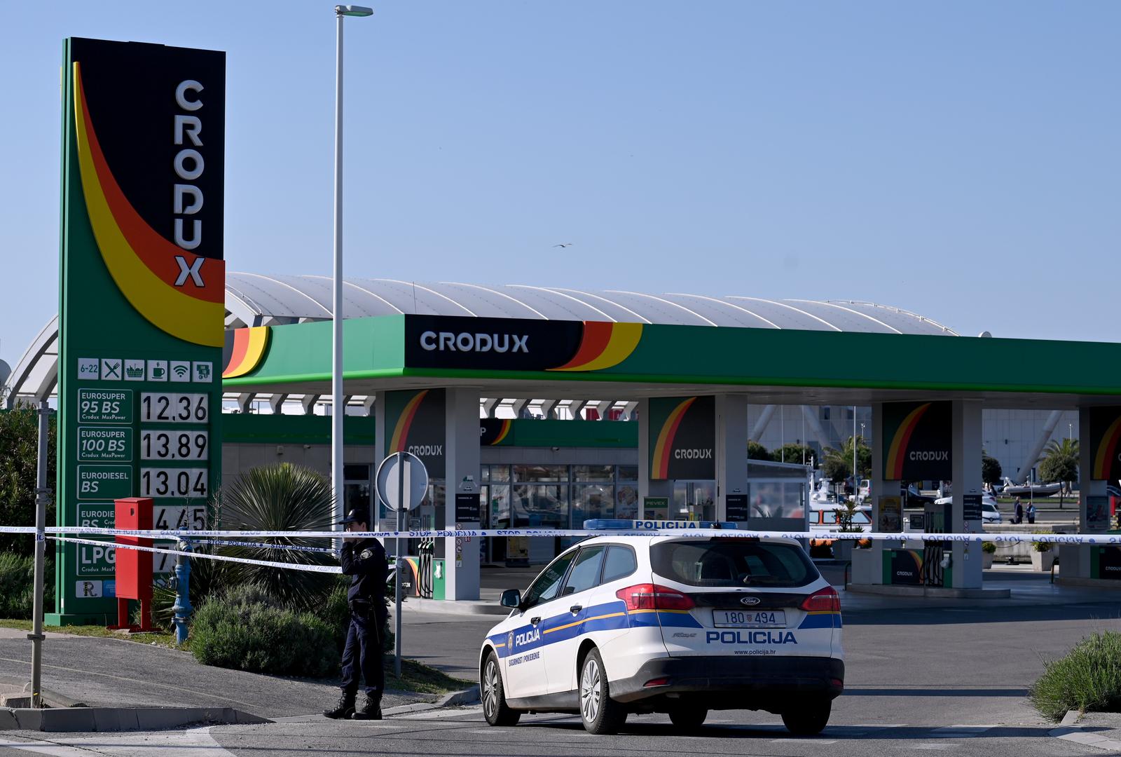 Slovenec streljal na bencinski v Zadru