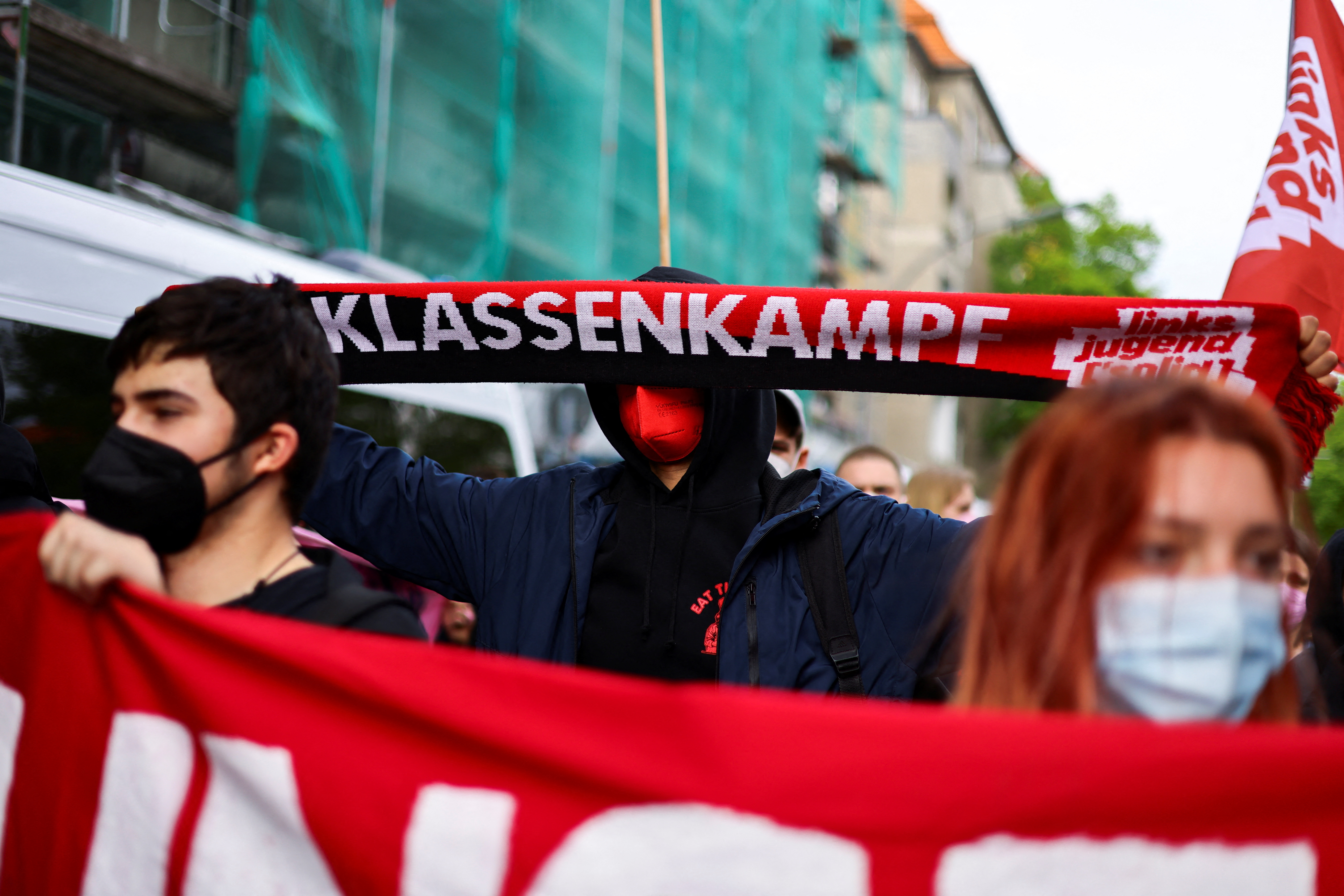 prvomajski protesti v Berlinu