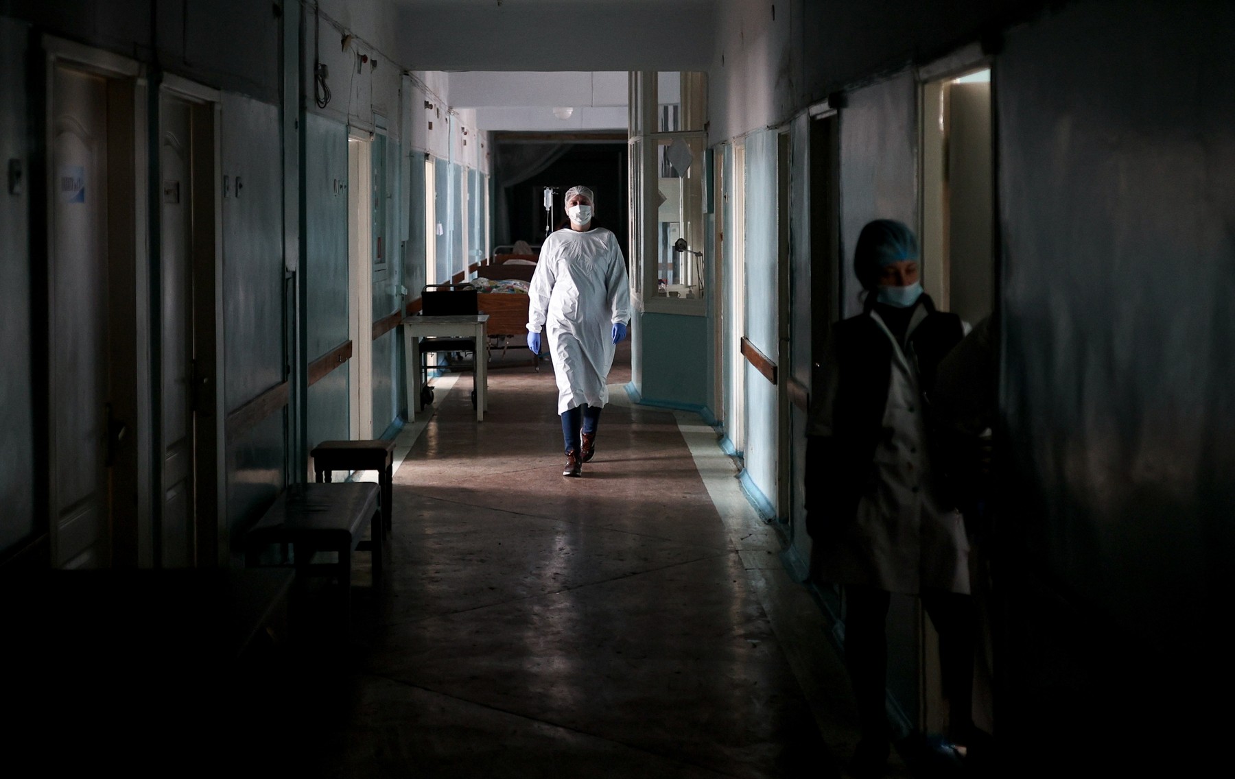 Bolnišnica, Mariupol, Ukrajina