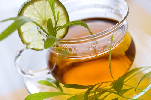 čaj, skodelica, sladi pelin, limeta, limona