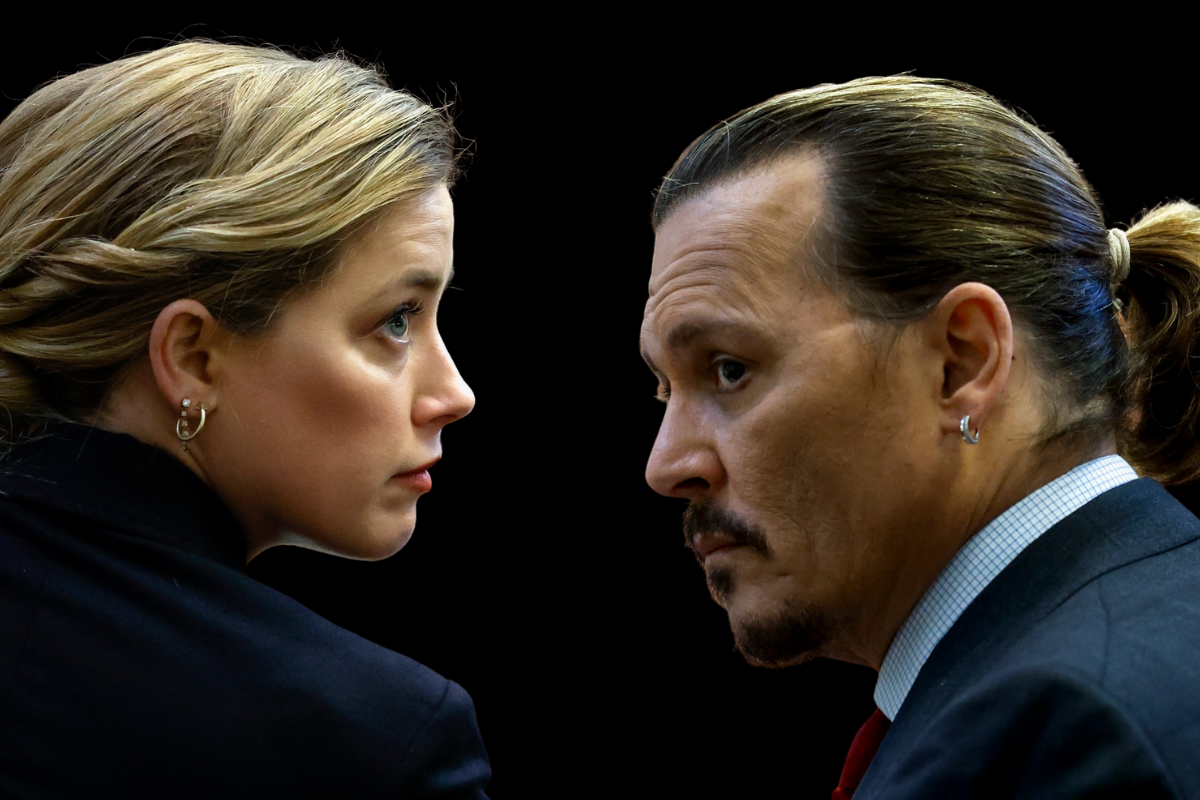 Amber Heard in Johnny Depp