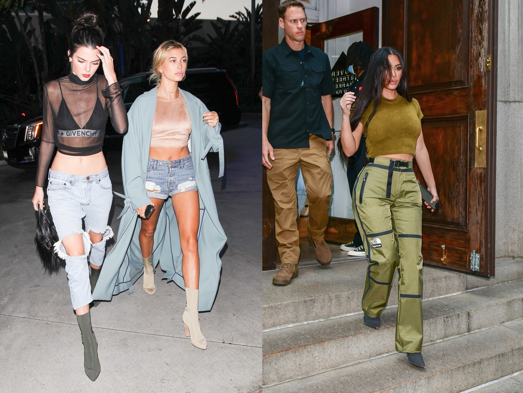 Kendall Jenner, Hailey Baldwin, trend kratek top, kim kardashian