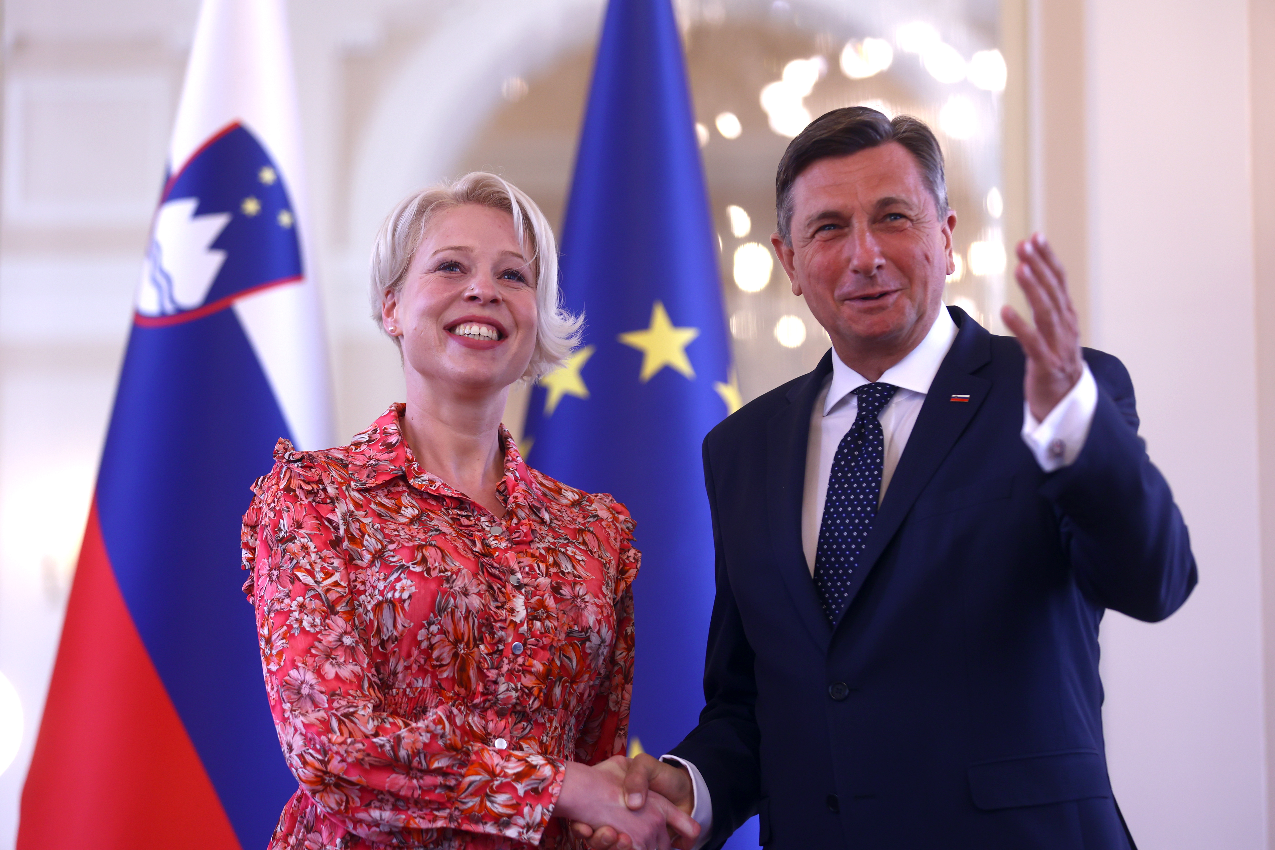 borut pahor, urška klakočar zupančič