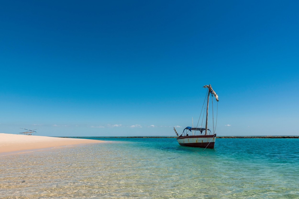 mozambik, benguerra, plaža