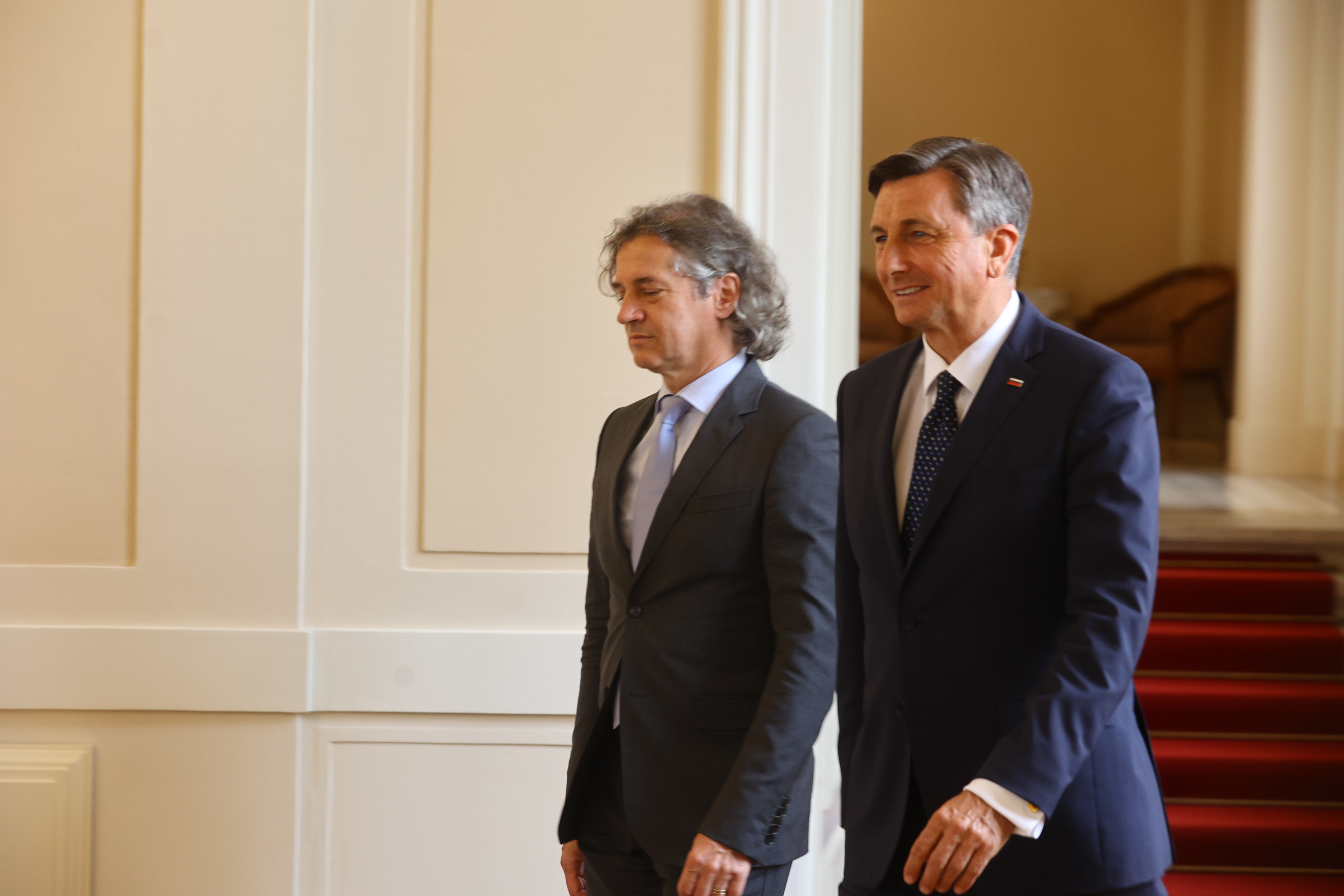 Robert Golob, Borut Pahor