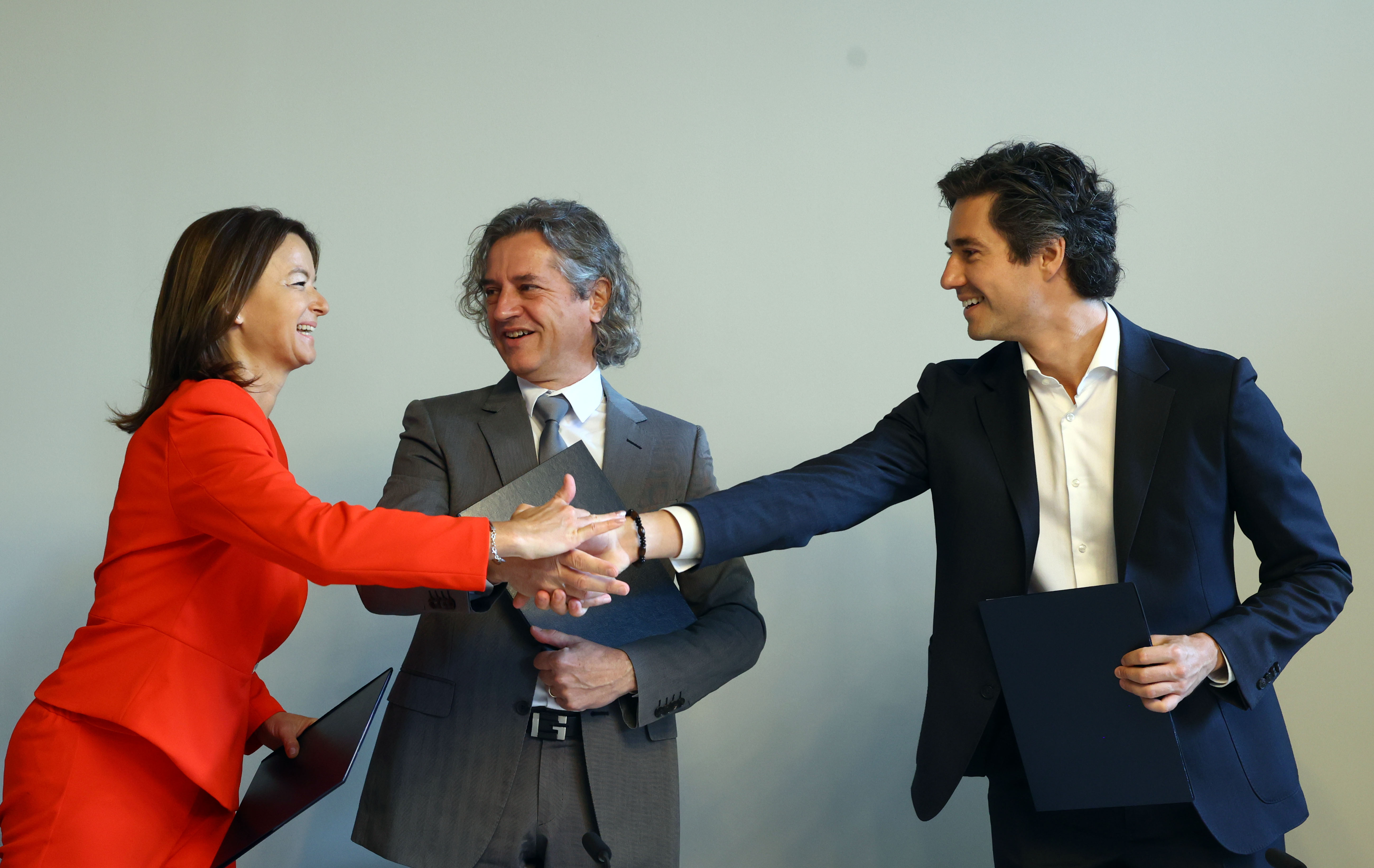 Tanja Fajon, Robert Golob, Luka Mesec