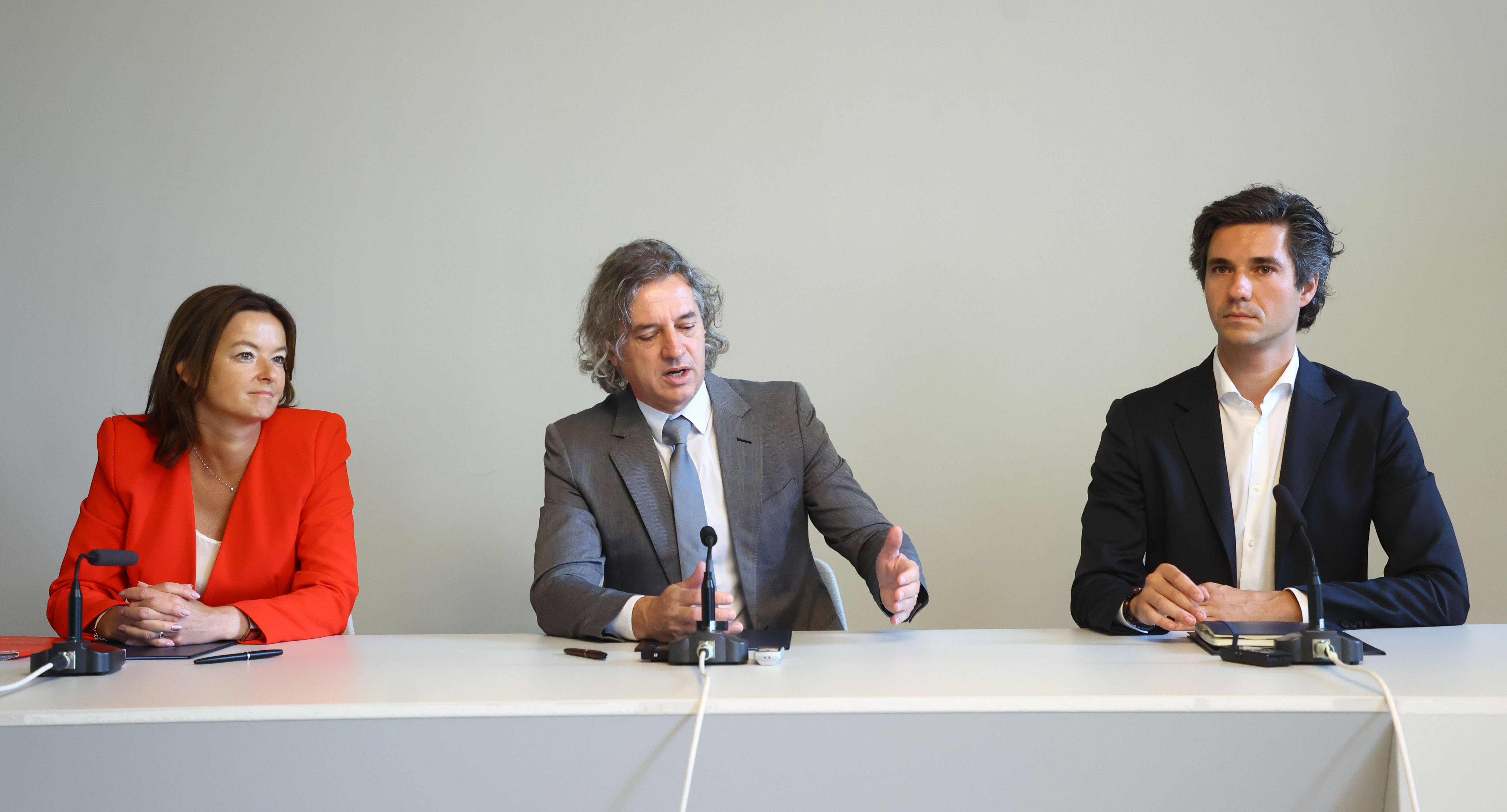 Tanja Fajon, Robert Golob, Luka Mesec