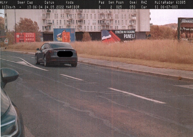 prekoračitev hitrosti