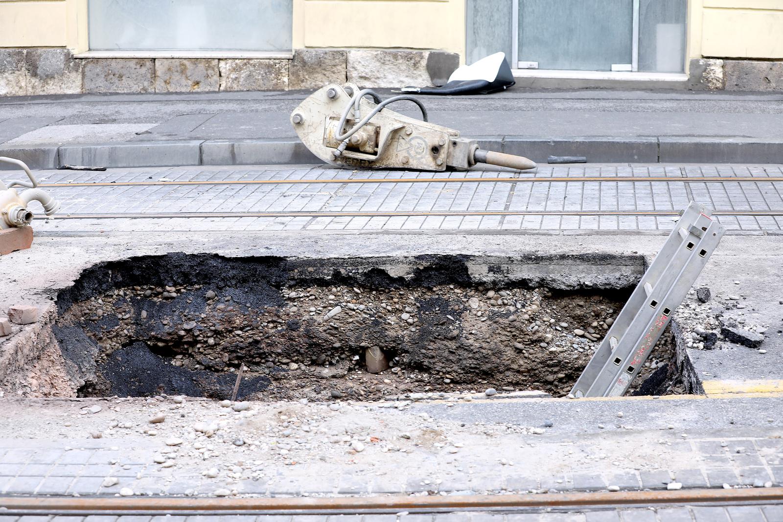 Plinovod v Zagrebu požar