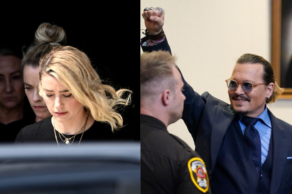 Amber Heard in Johnny Depp