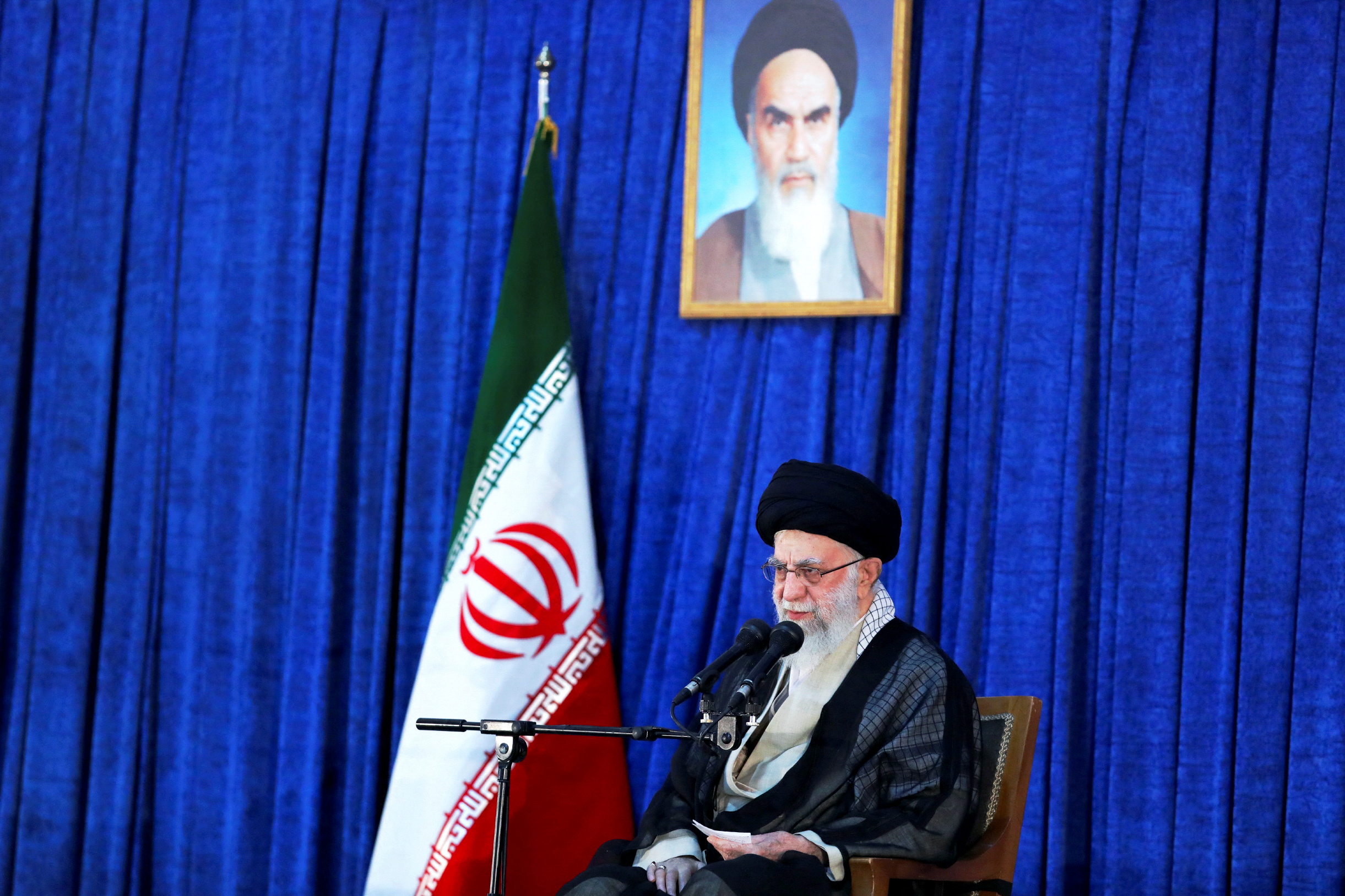 33rd anniversary of the death of Iranian leader Ayatollah Ruhollah Khomeini, in Tehran