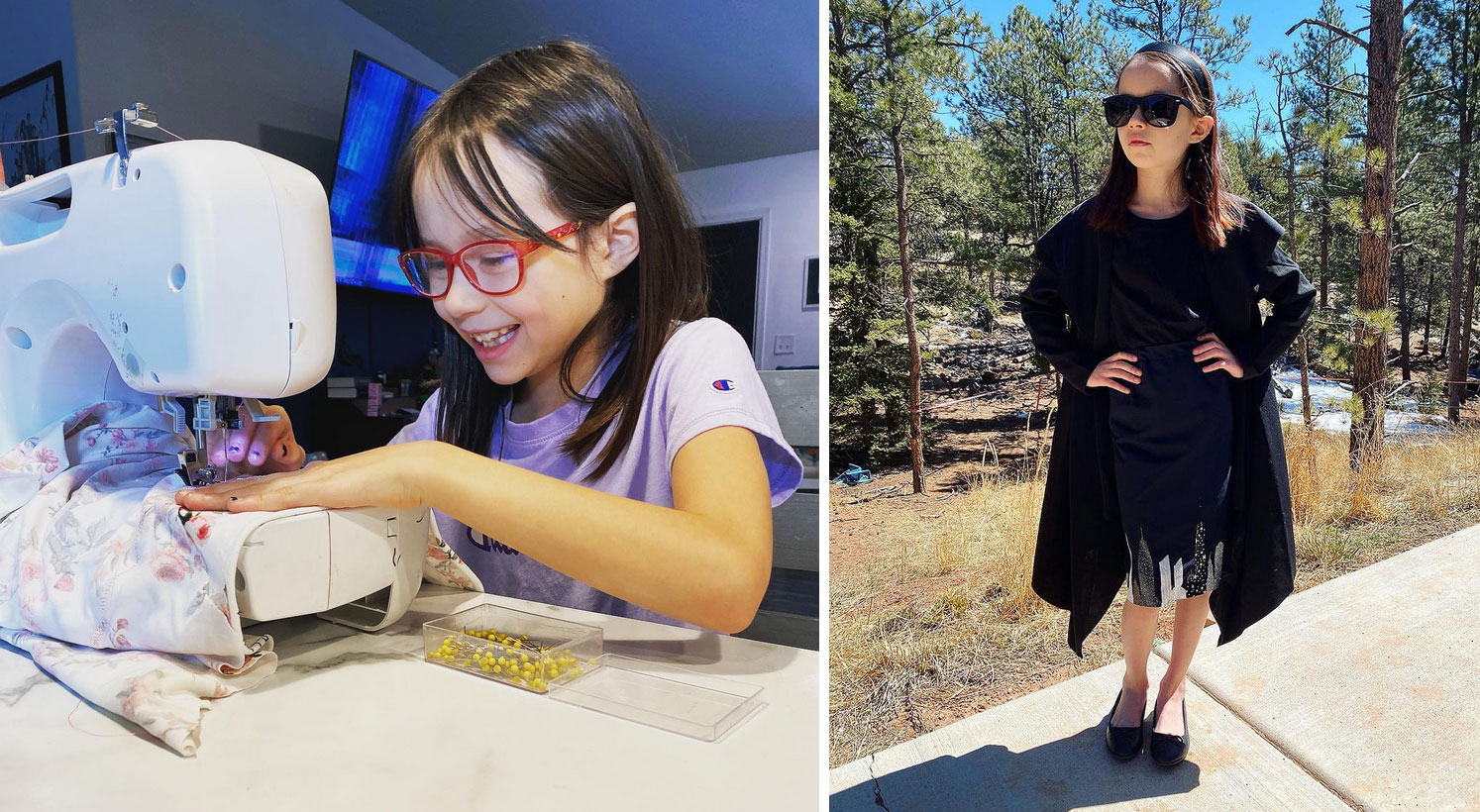 Kaia Aragon, modna oblikovalka, šivanje