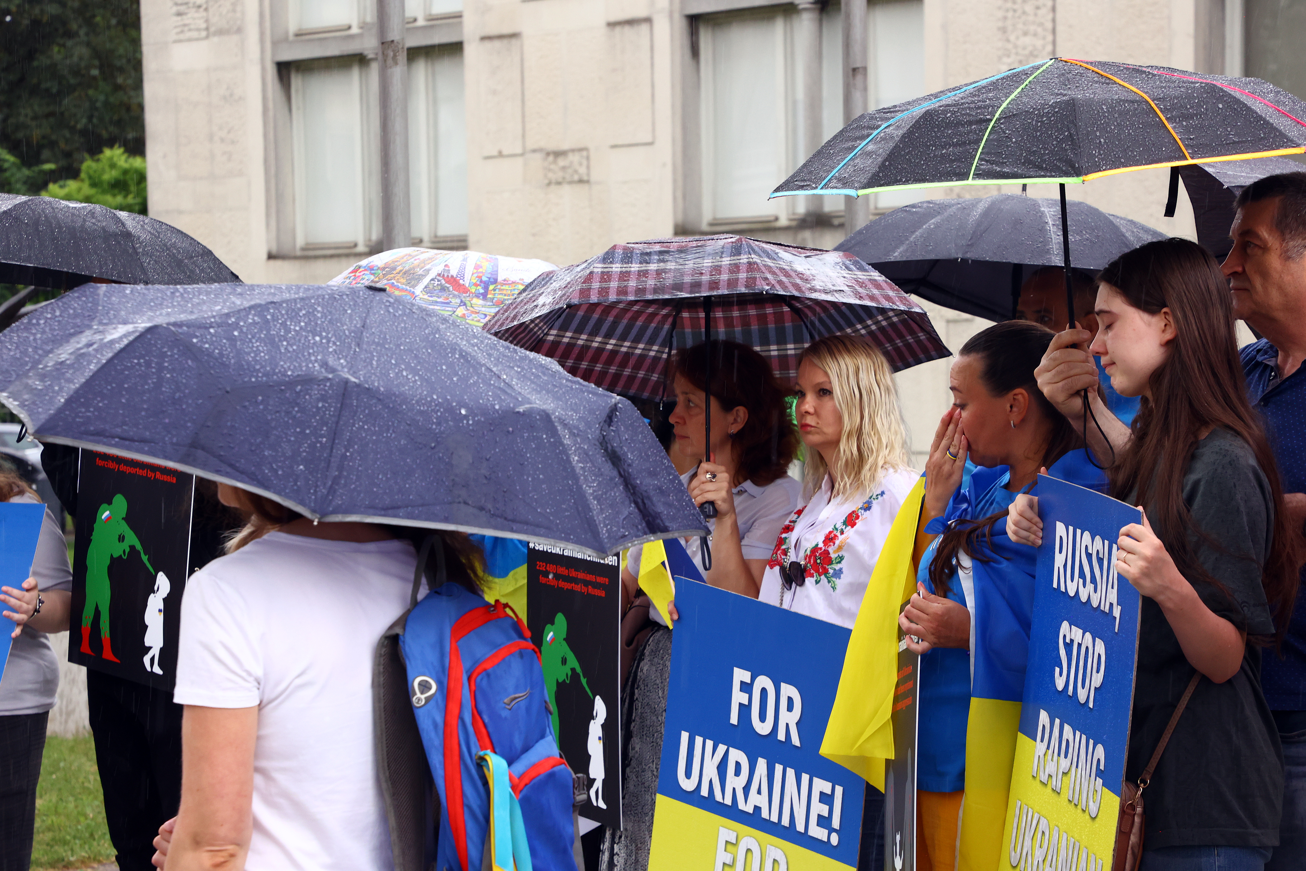 Vseevropski shod v obrambo otrok v Ukrajini