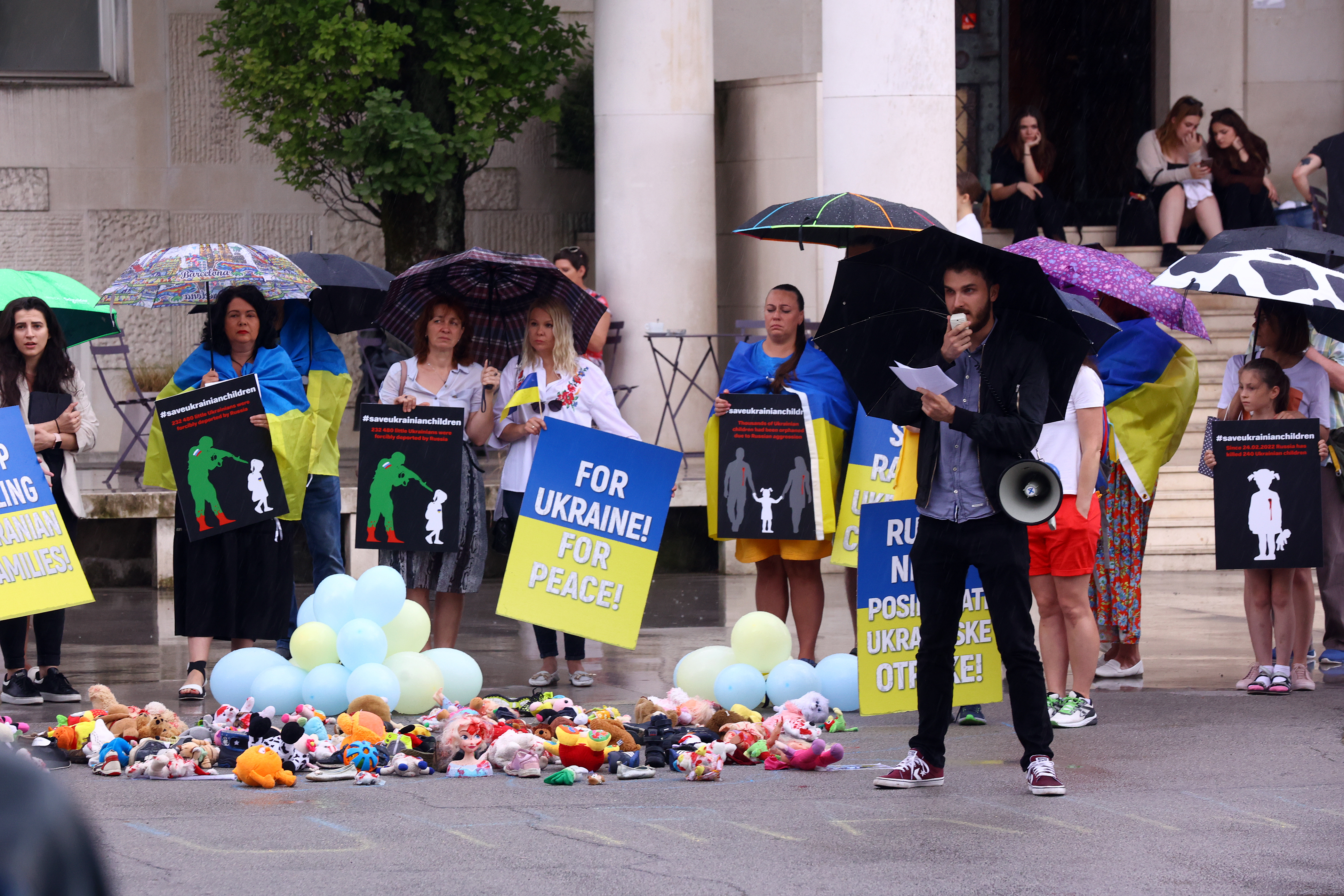 Vseevropski shod v obrambo otrok v Ukrajini