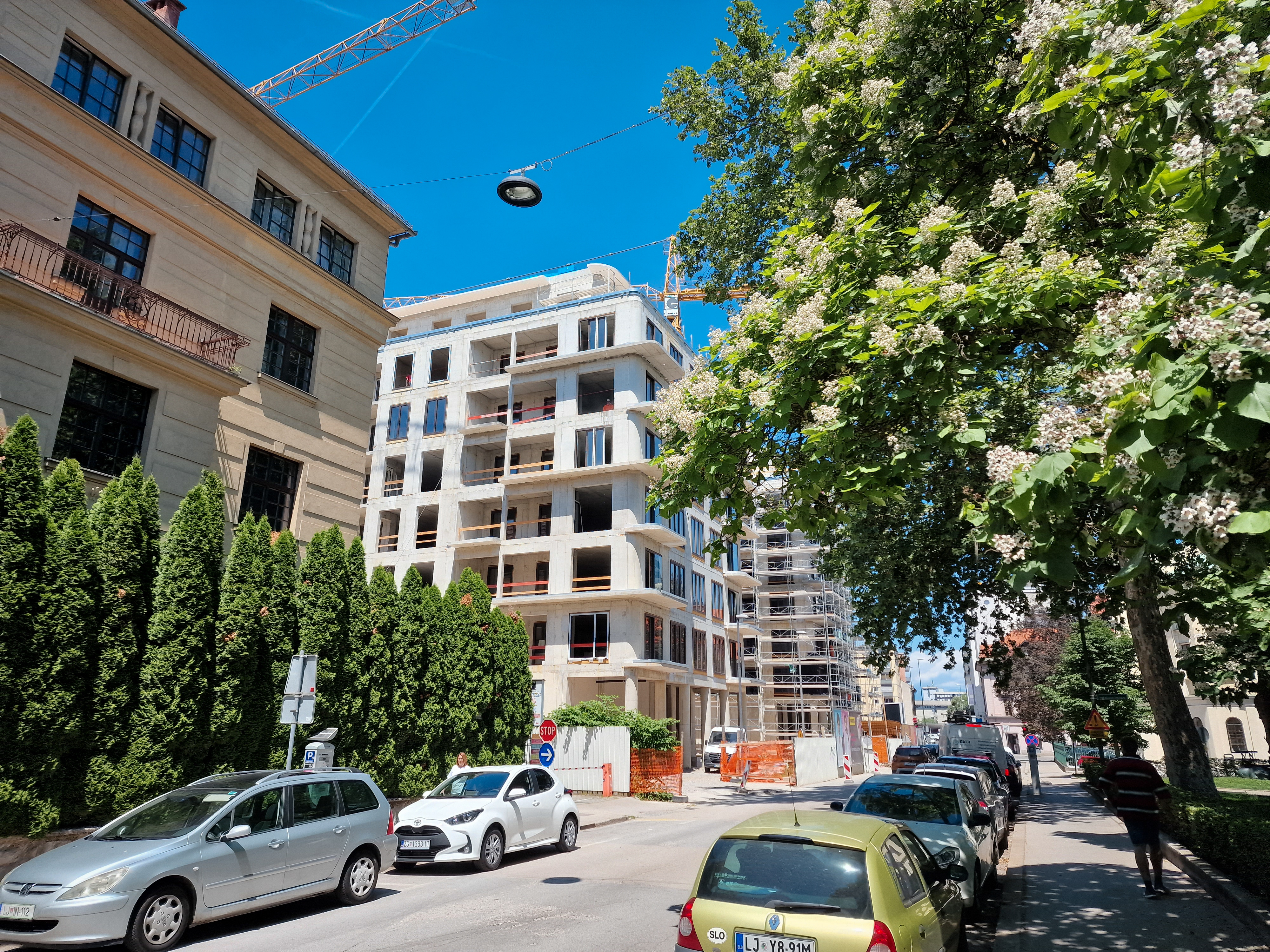 Gradnja Schellenburgu. Foto: Aljaž Uršej/N1