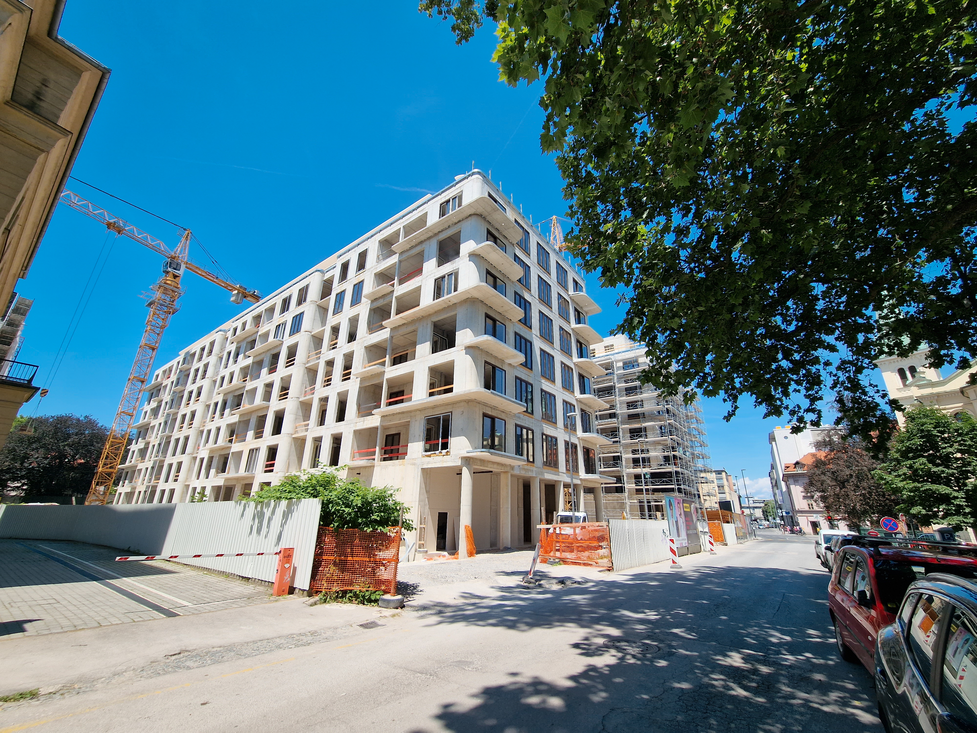 Gradnja Schellenburgu. Foto: Aljaž Uršej/N1