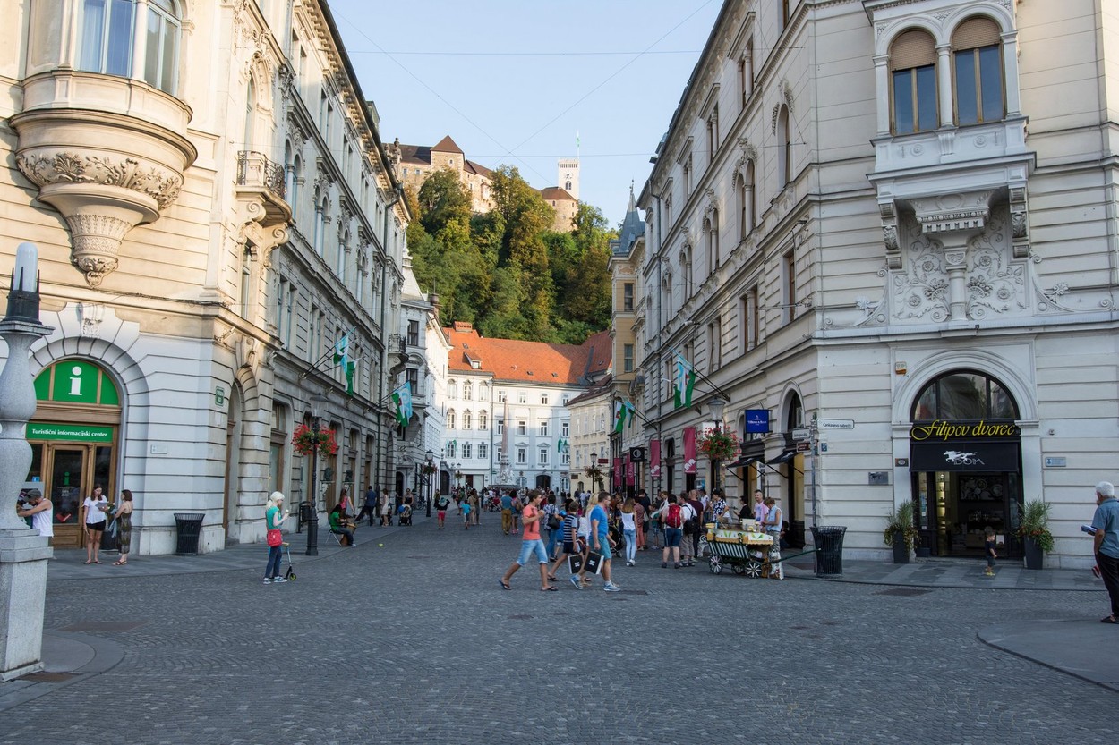Ljubljana, ulice, ljudje