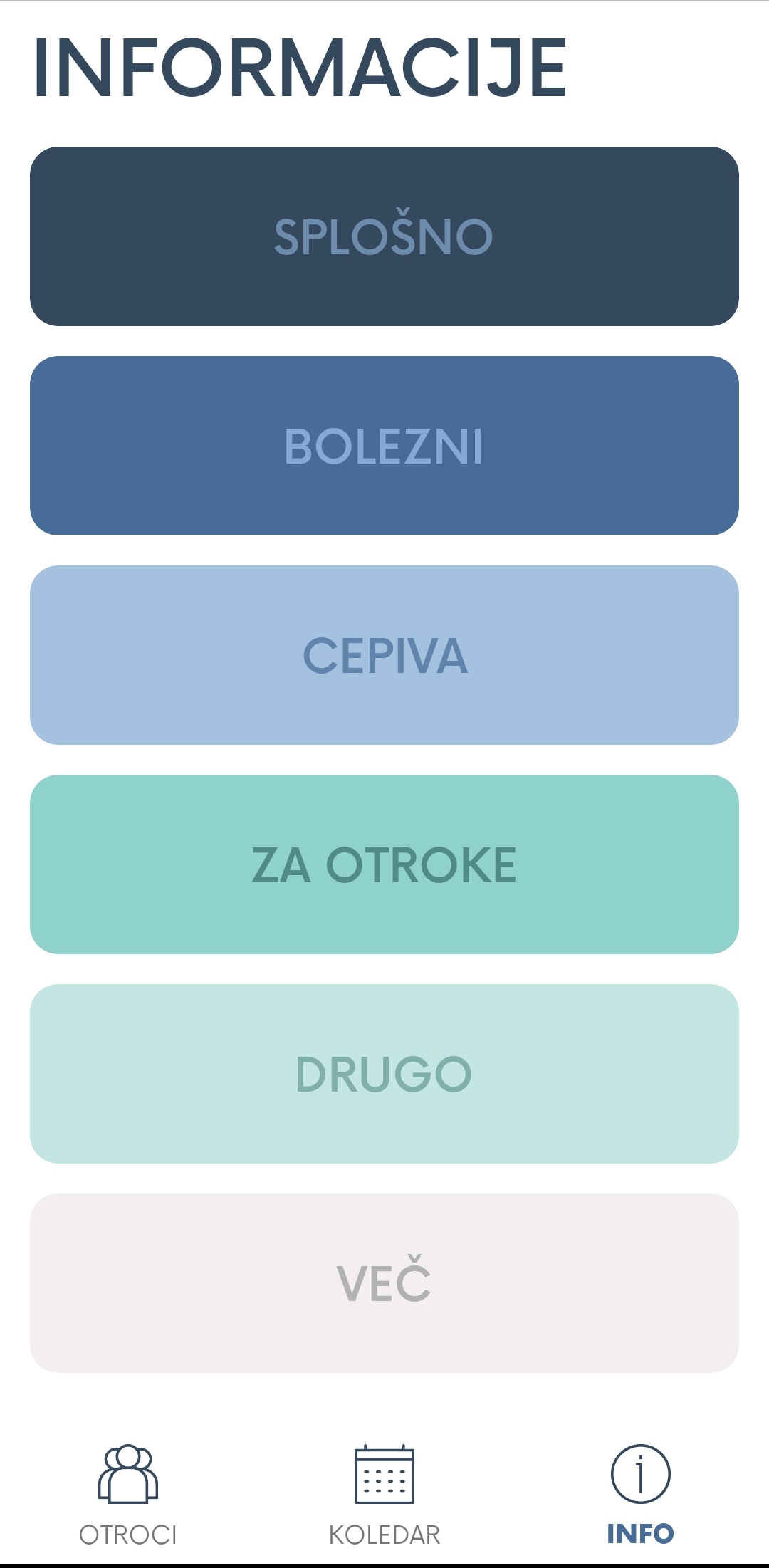 aplikacija moj otrok, aplikacija