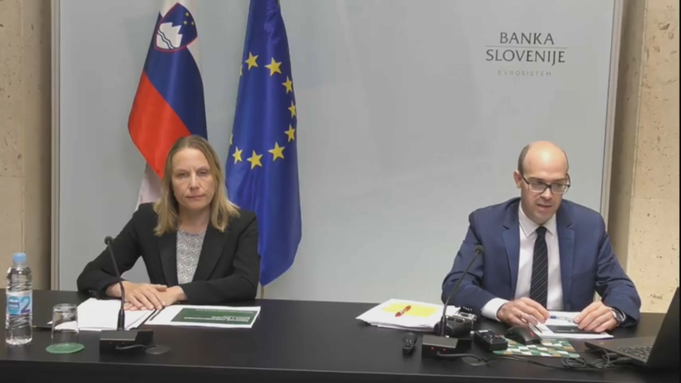 Tina Žumer, Robert Zorko, Banka Slovenije