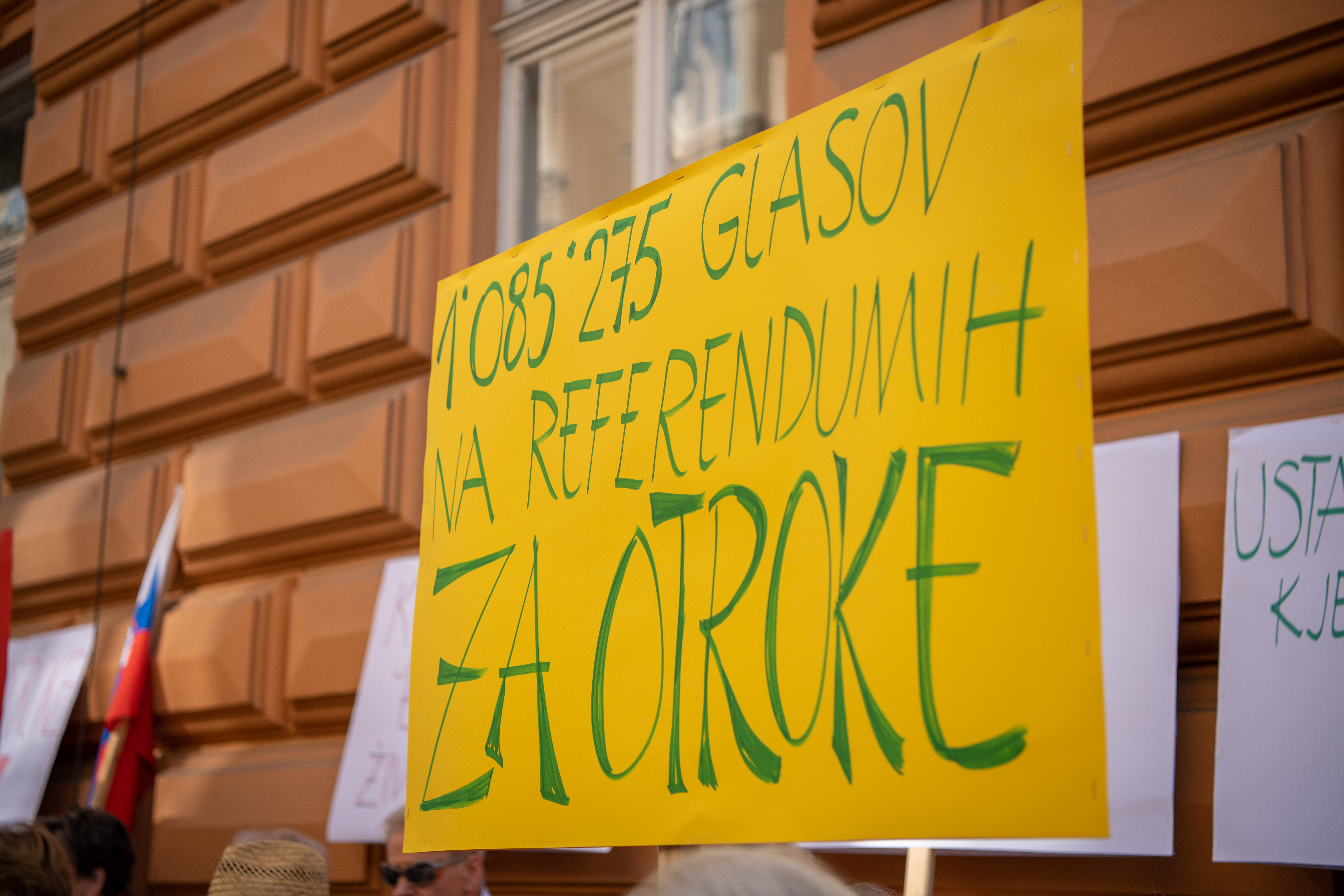 ustavno sodišče, protest, istospolna zveza, posvojitev, za otroke gre