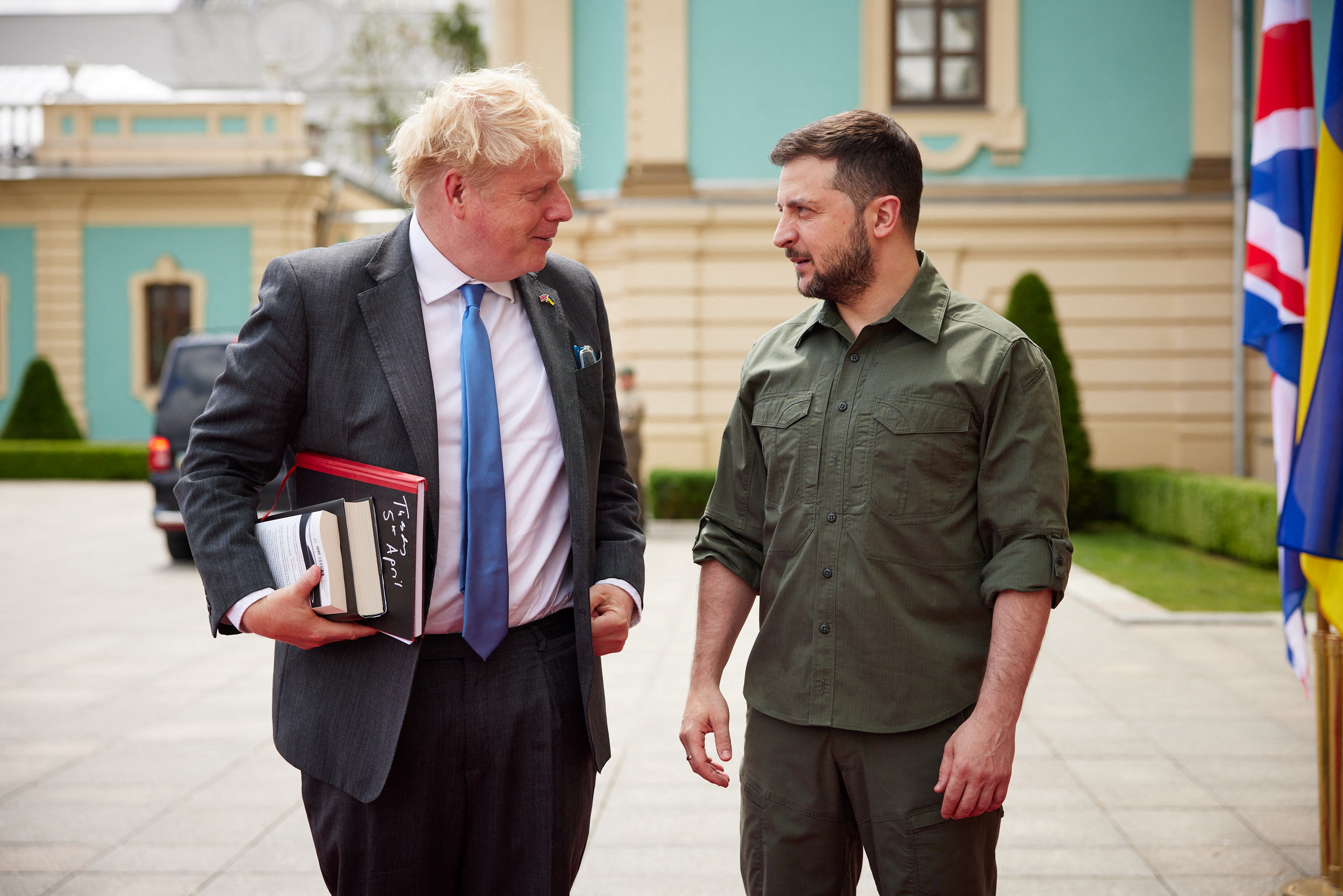 Boris Johnson, Volodimir Zelenski