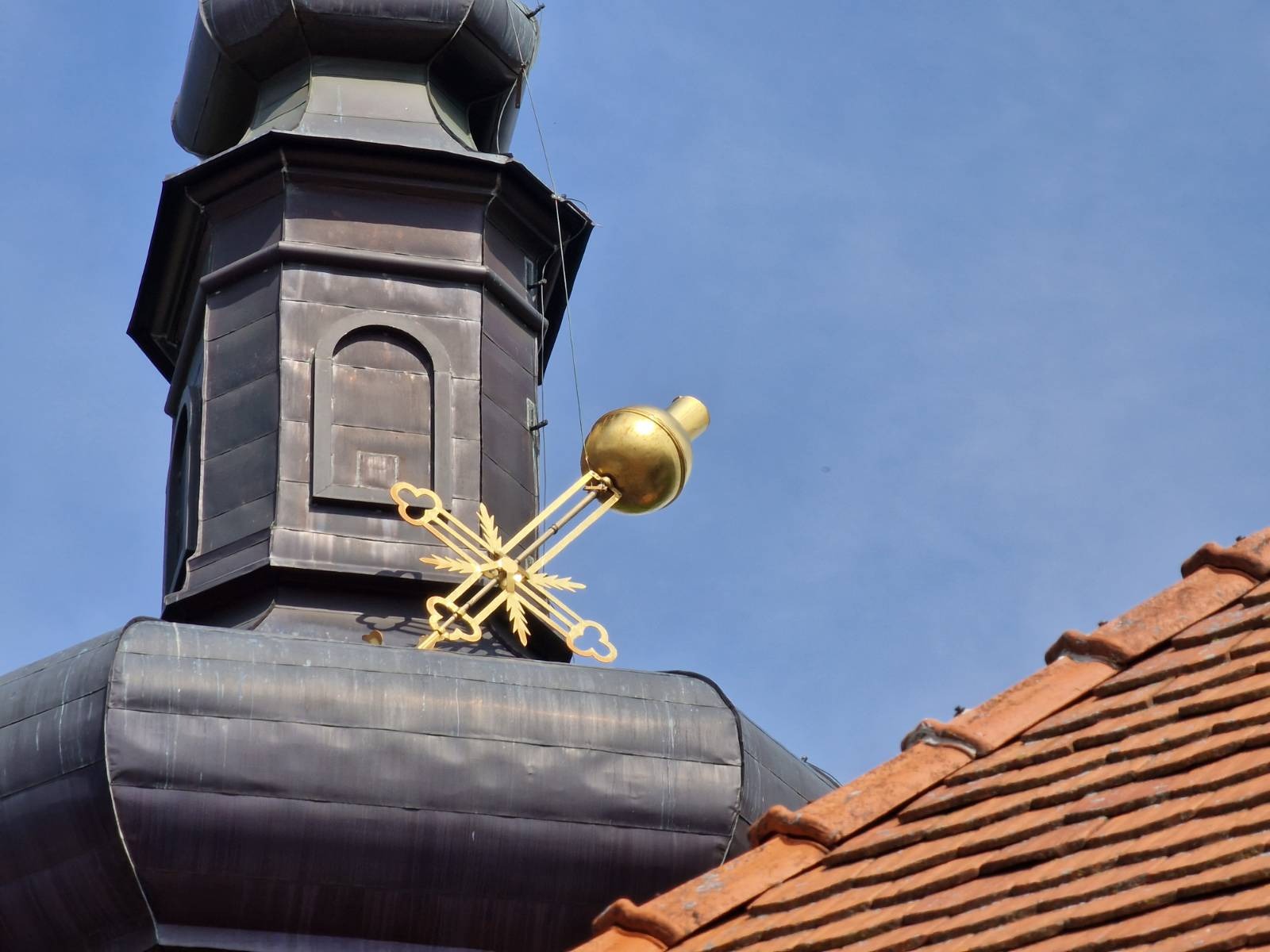 šmartno pri slovenj gradcu, cerkev, križ. neurje