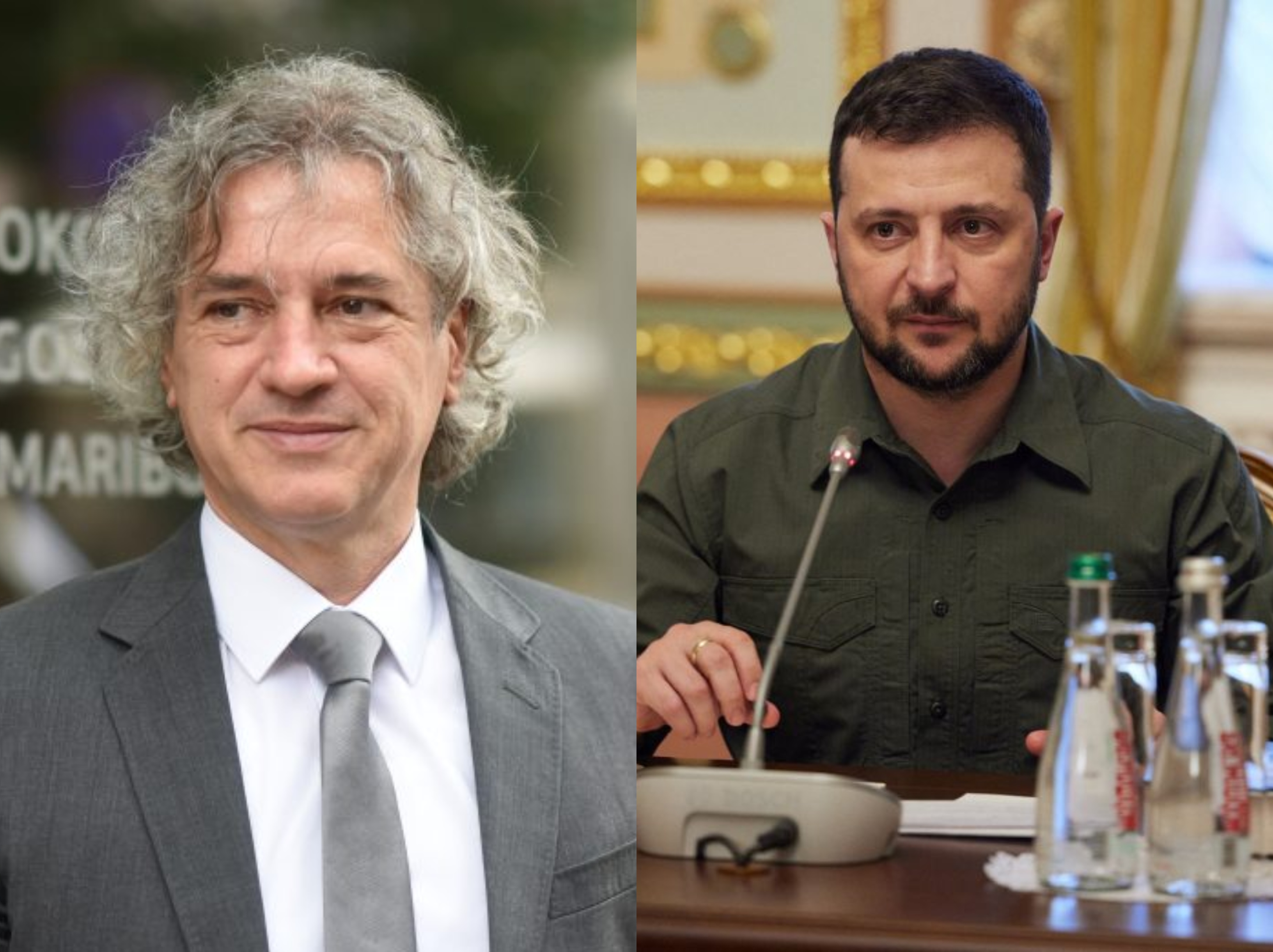 Robert Golob, Volodimir Zelenski