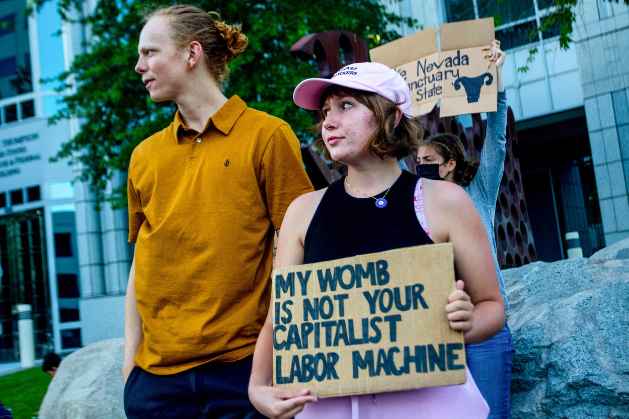 Protest against the overturning of Roe V Wade in Reno, US - 28 Jun 2022