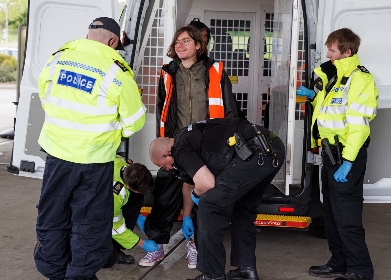 Just Stop Oil protest  Louis McKechnie