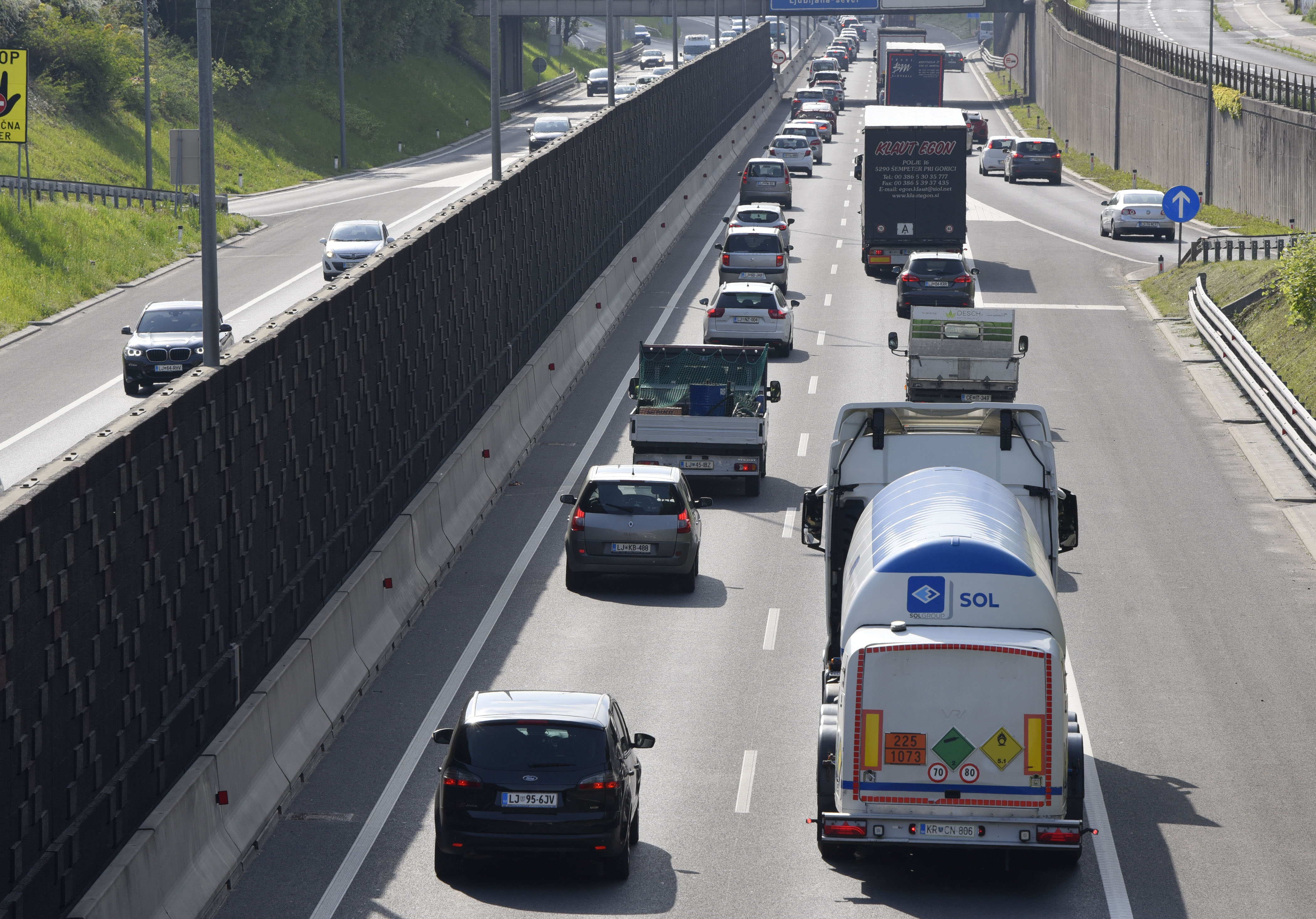avtocesta, promet, gneča