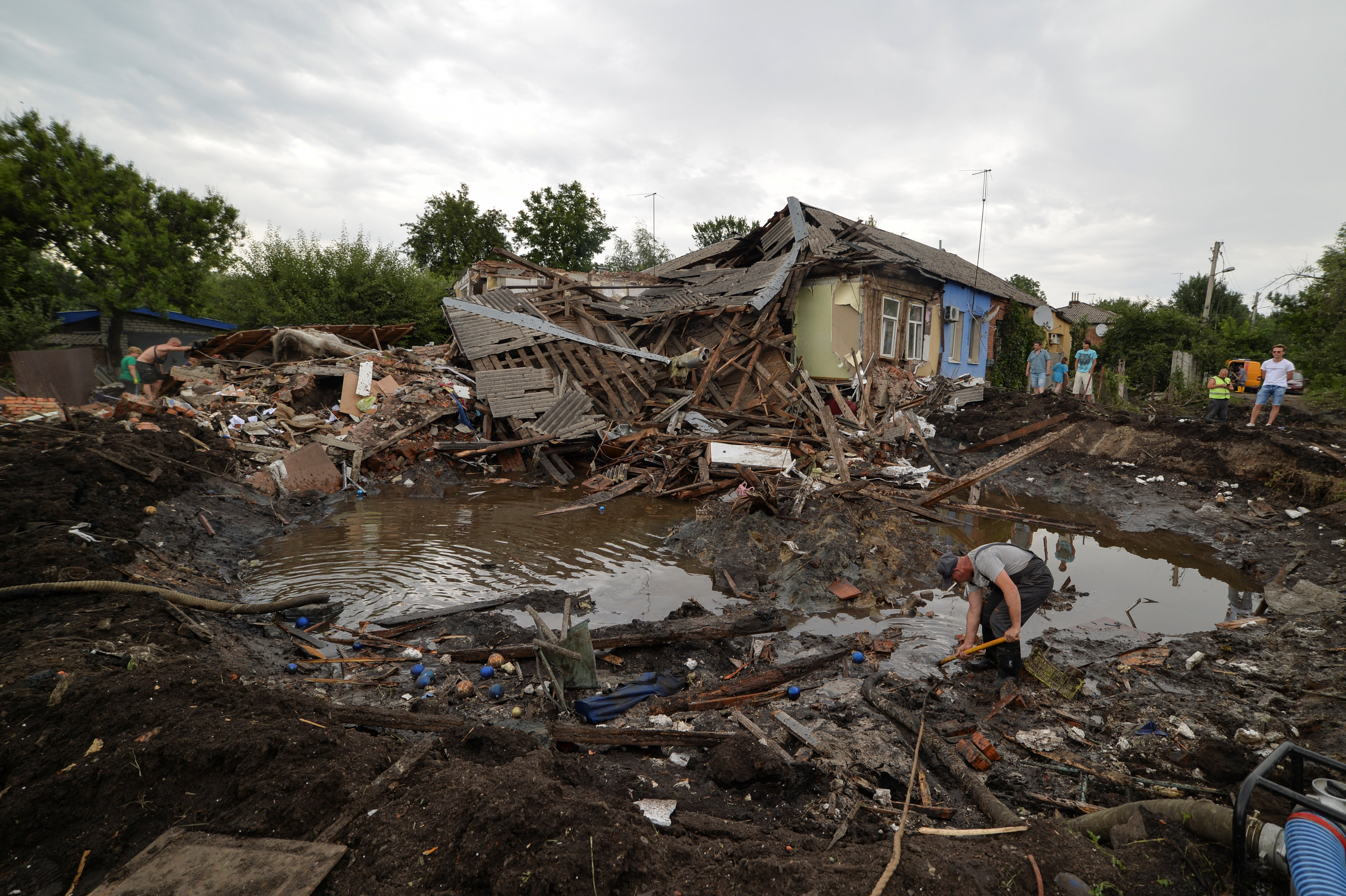 Russia's attack on Ukraine continues, in Kharkiv