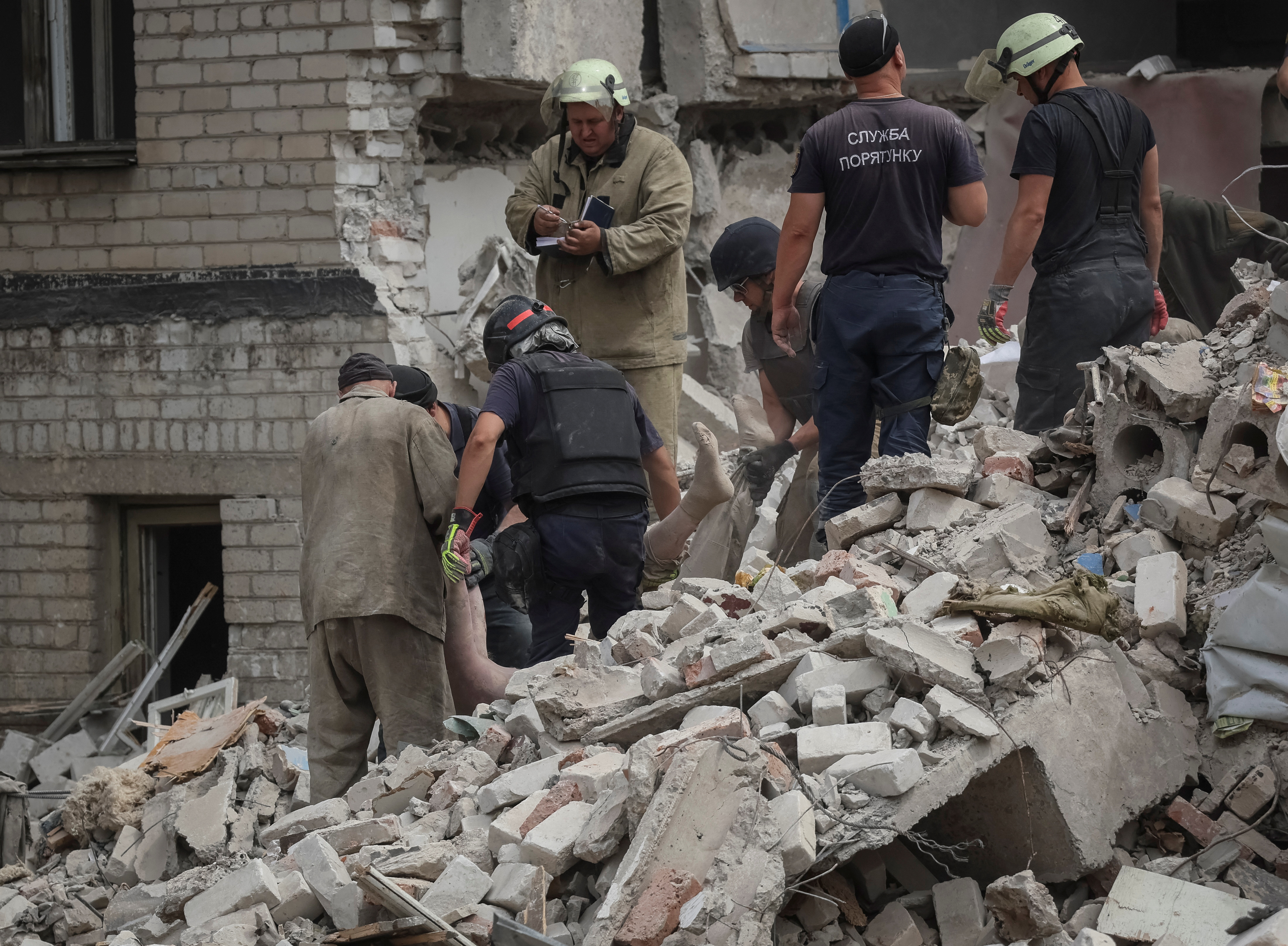 Russia's attack on Ukraine continues, in Donetsk region