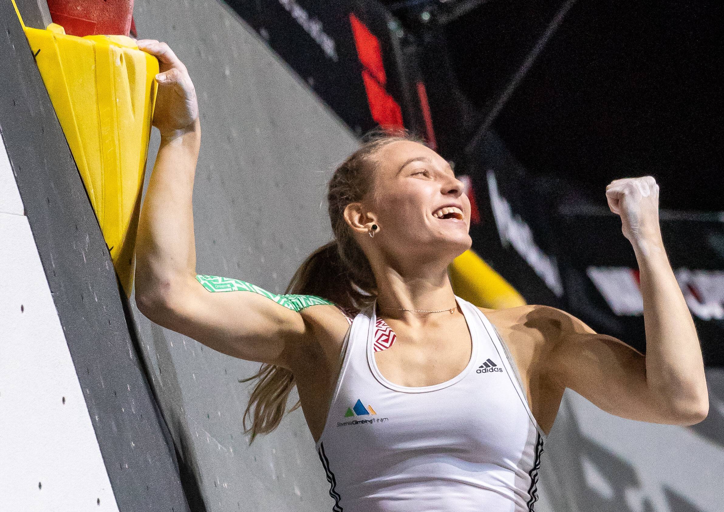 14 09 2018 Kletterzentrum Innsbruck AUT IFSC Kletter WM Innsbruck 2018 Final Damen Boulder