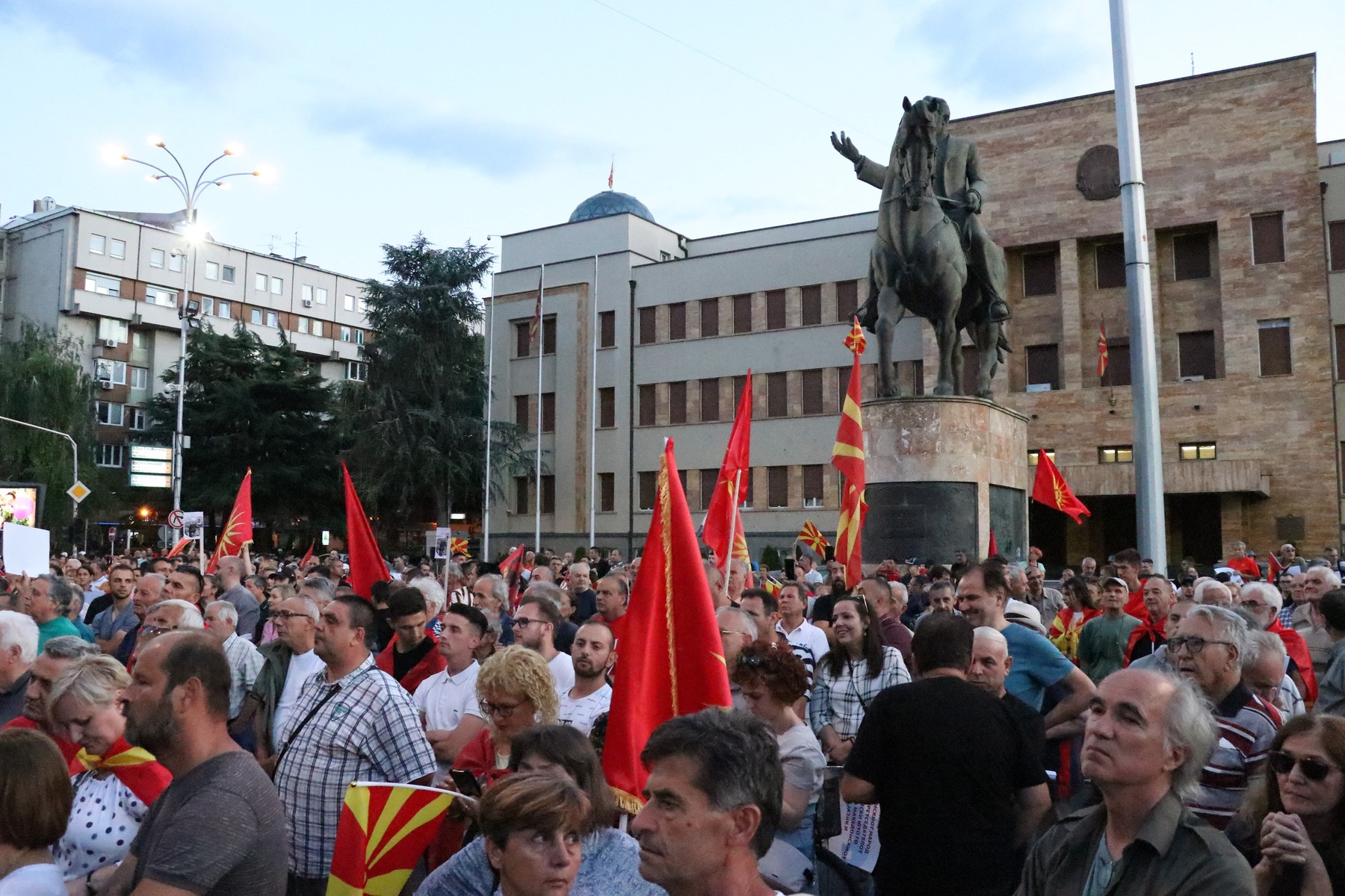 Protesti v Makedoniji