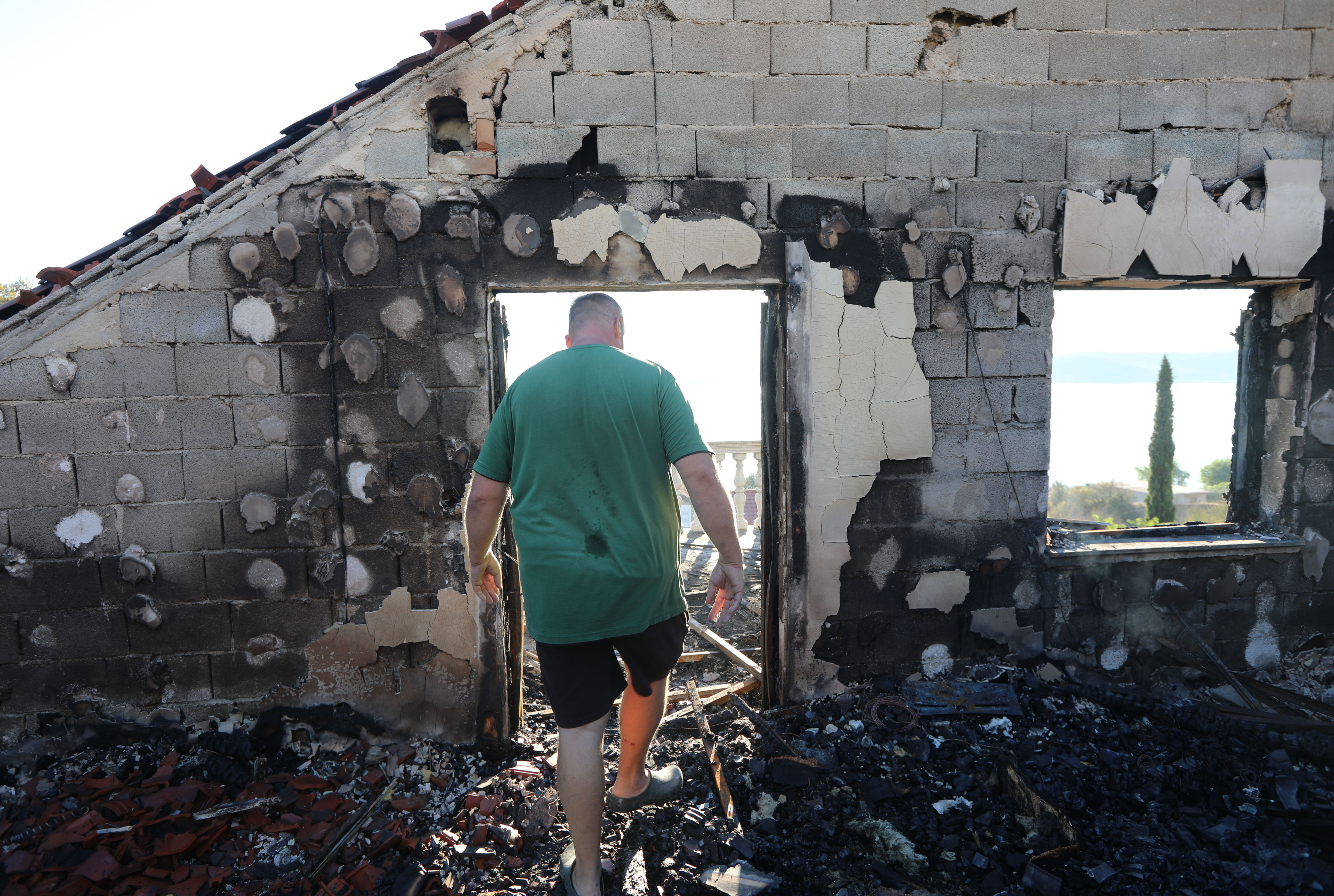 Raslina, požar, Hrvaška