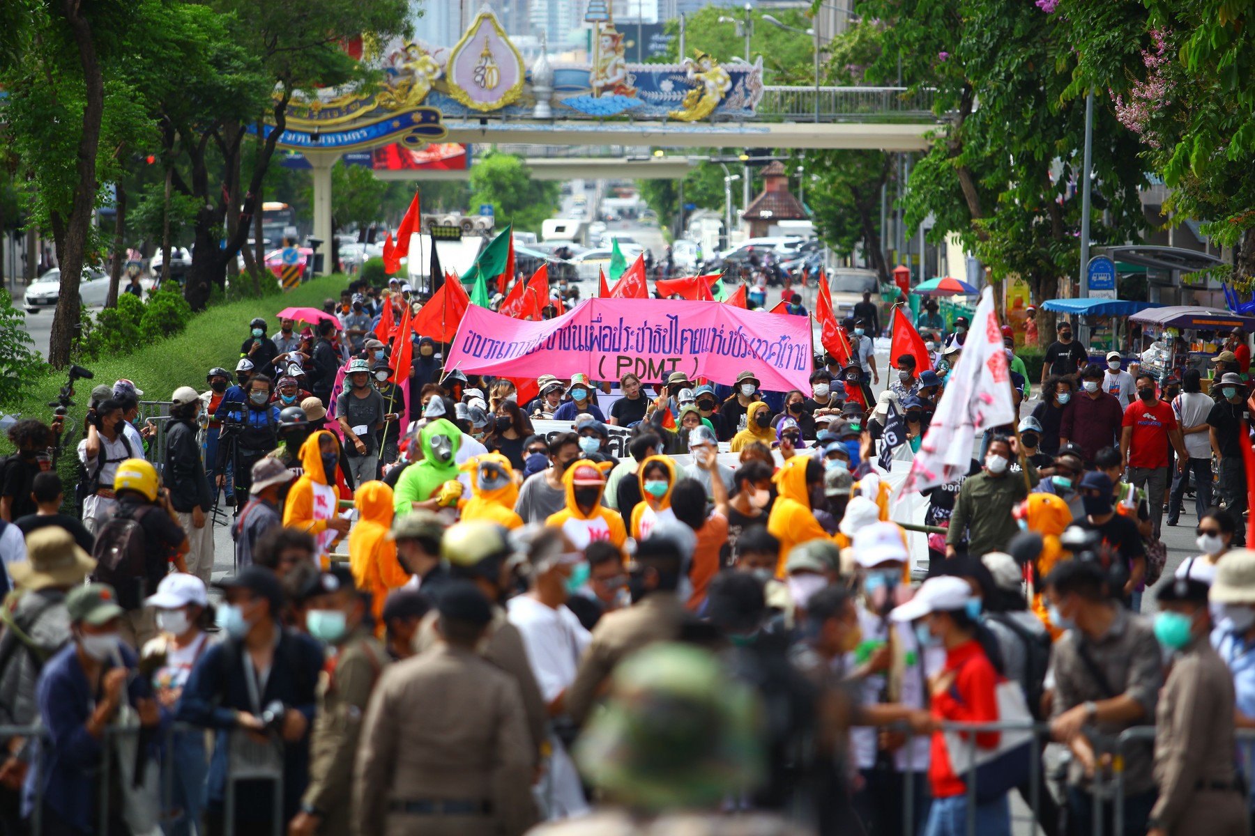 People against the draft NGO Act, Bangkok, Thailand - 24 May 2022