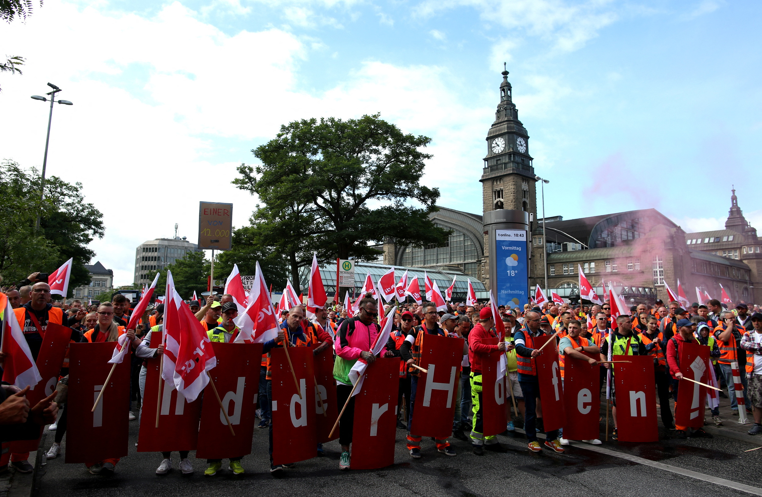 Stavka nemških pristaniških delavcev