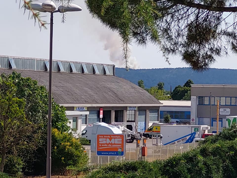 Požar Miren-Kostanjevica