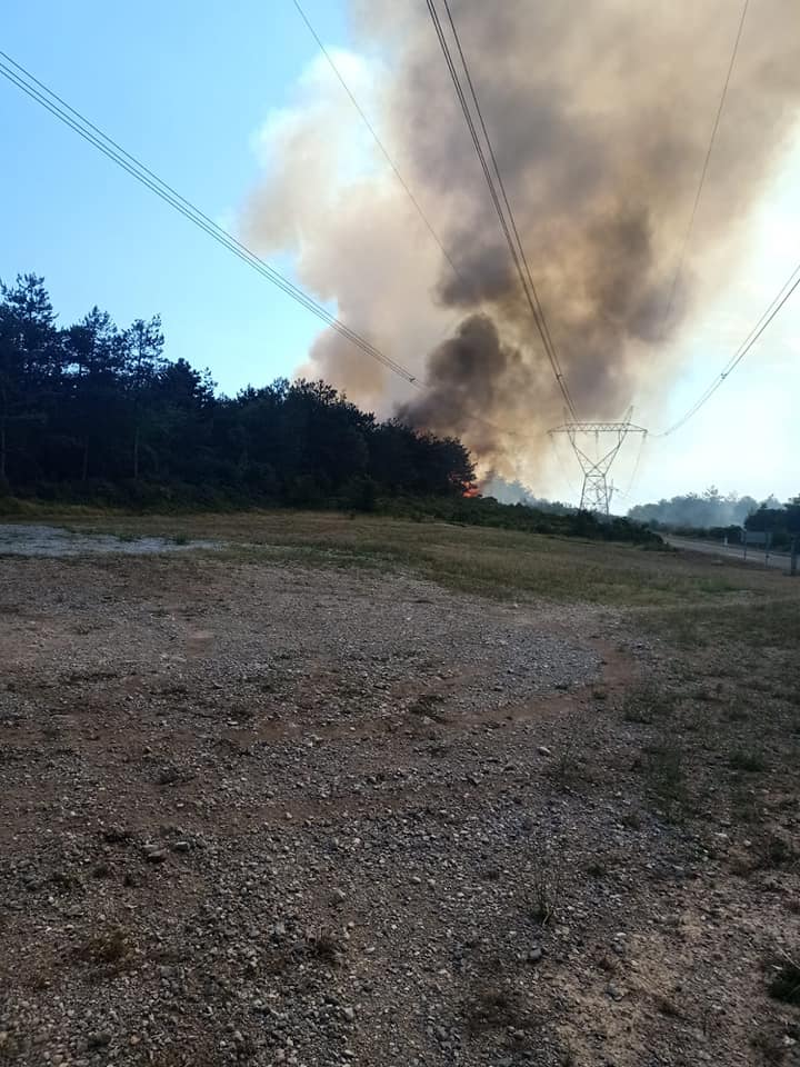 Požar Miren-Kostanjevica