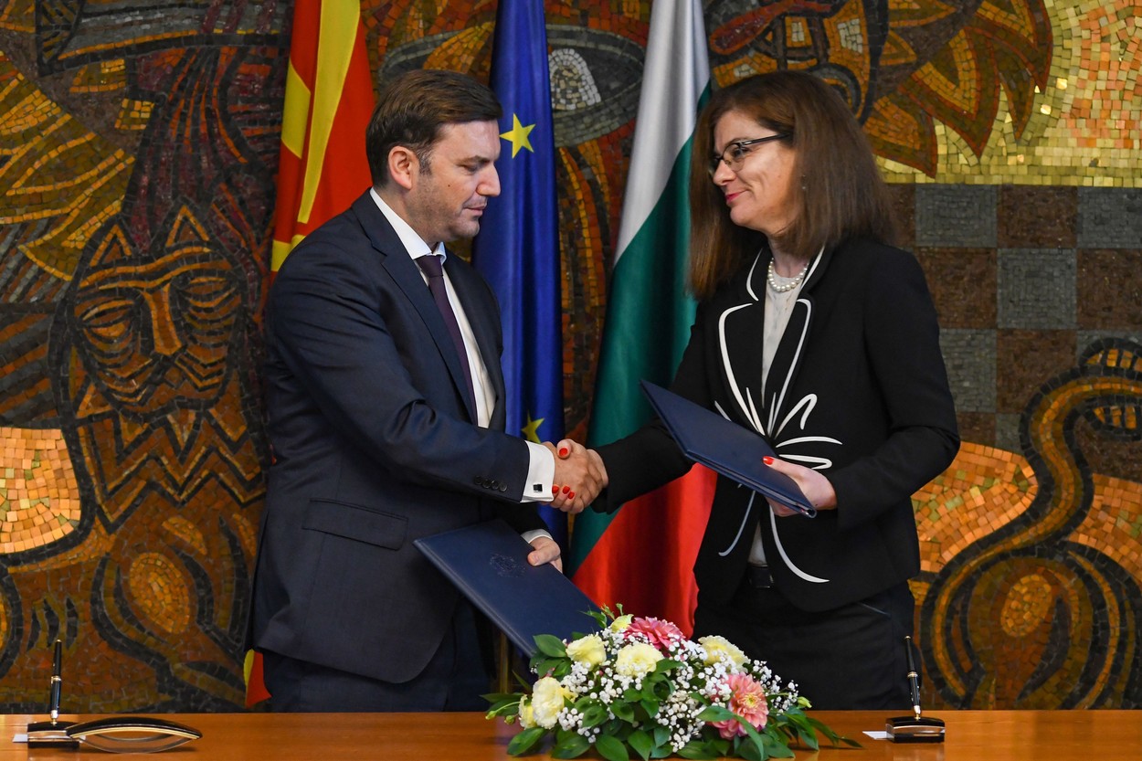 Meeting Of Bulgarian And North Macedonian Foreign Ministers, Sofia - 17 Jul 2022