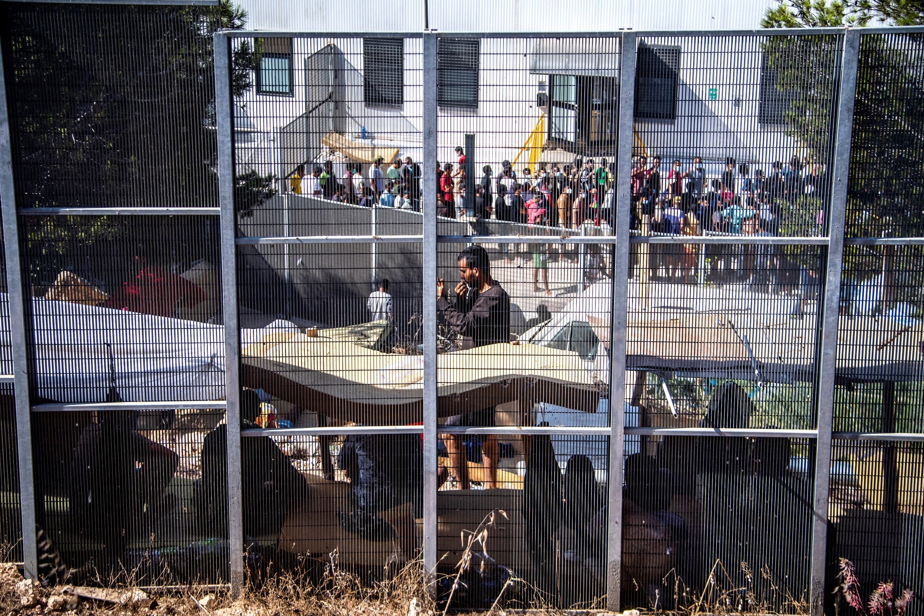 migrantski center, lampedusa