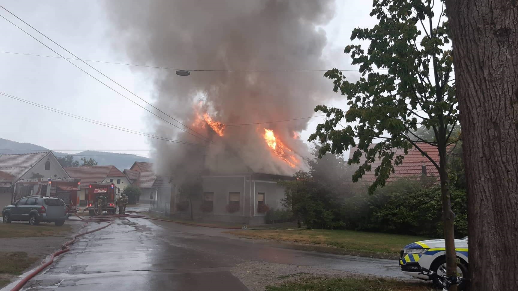 požar, hiša, ogenj