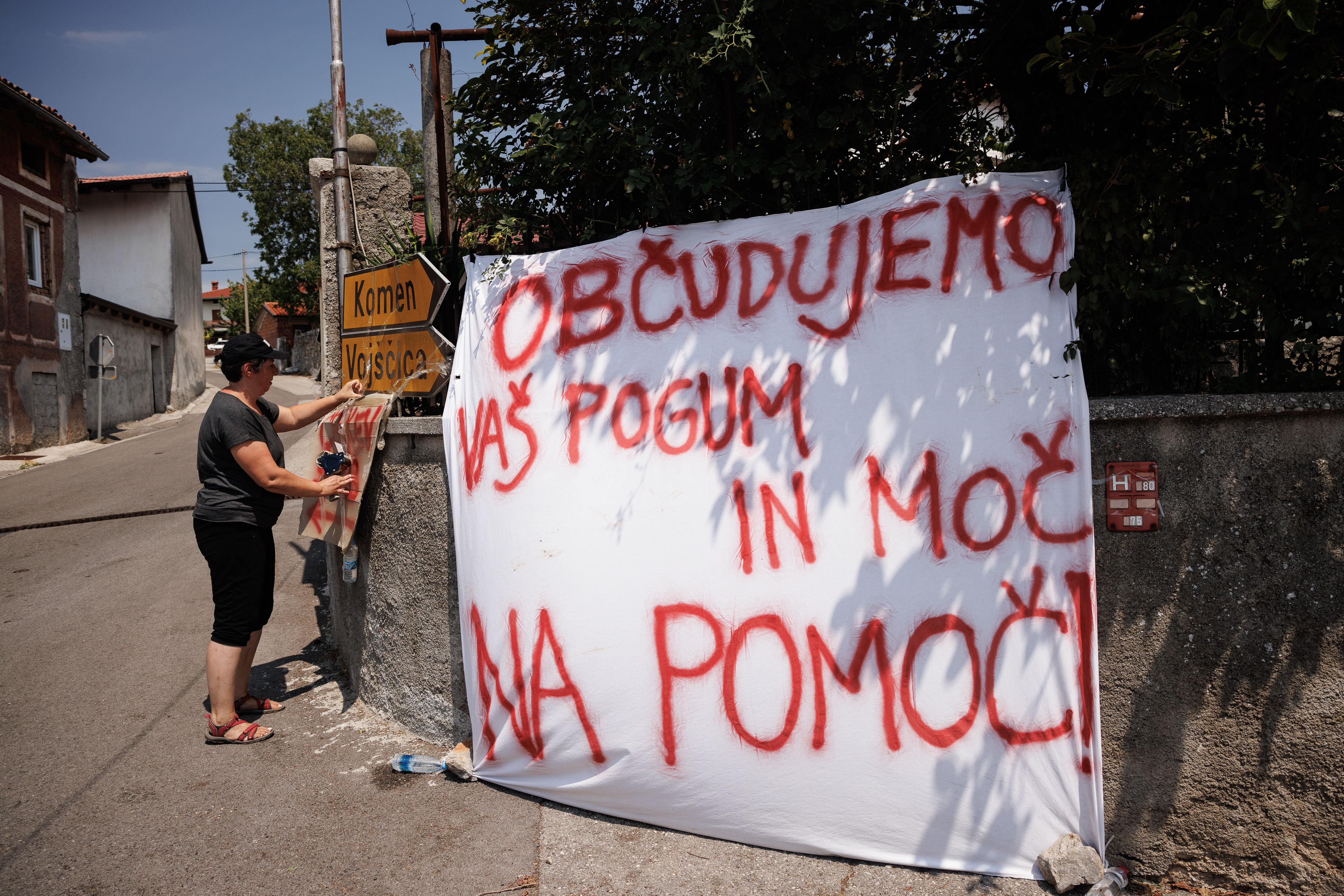 požar, kras, gasilci, zahvala