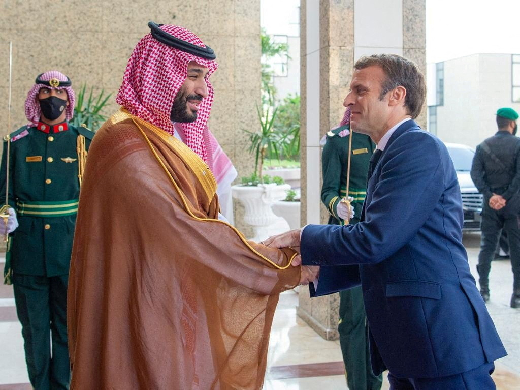 Mohamed bin Salman,Emmanuel Macron
