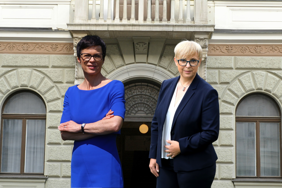 Marta Kos in Nataša Pirc Musar