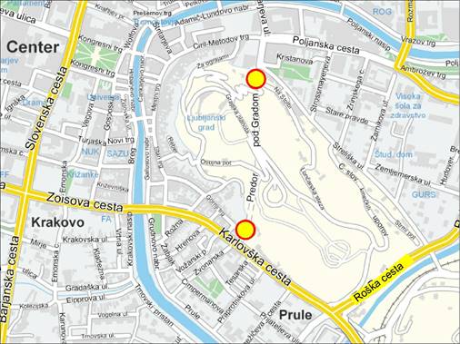 predor pod Ljubljanskim gradom